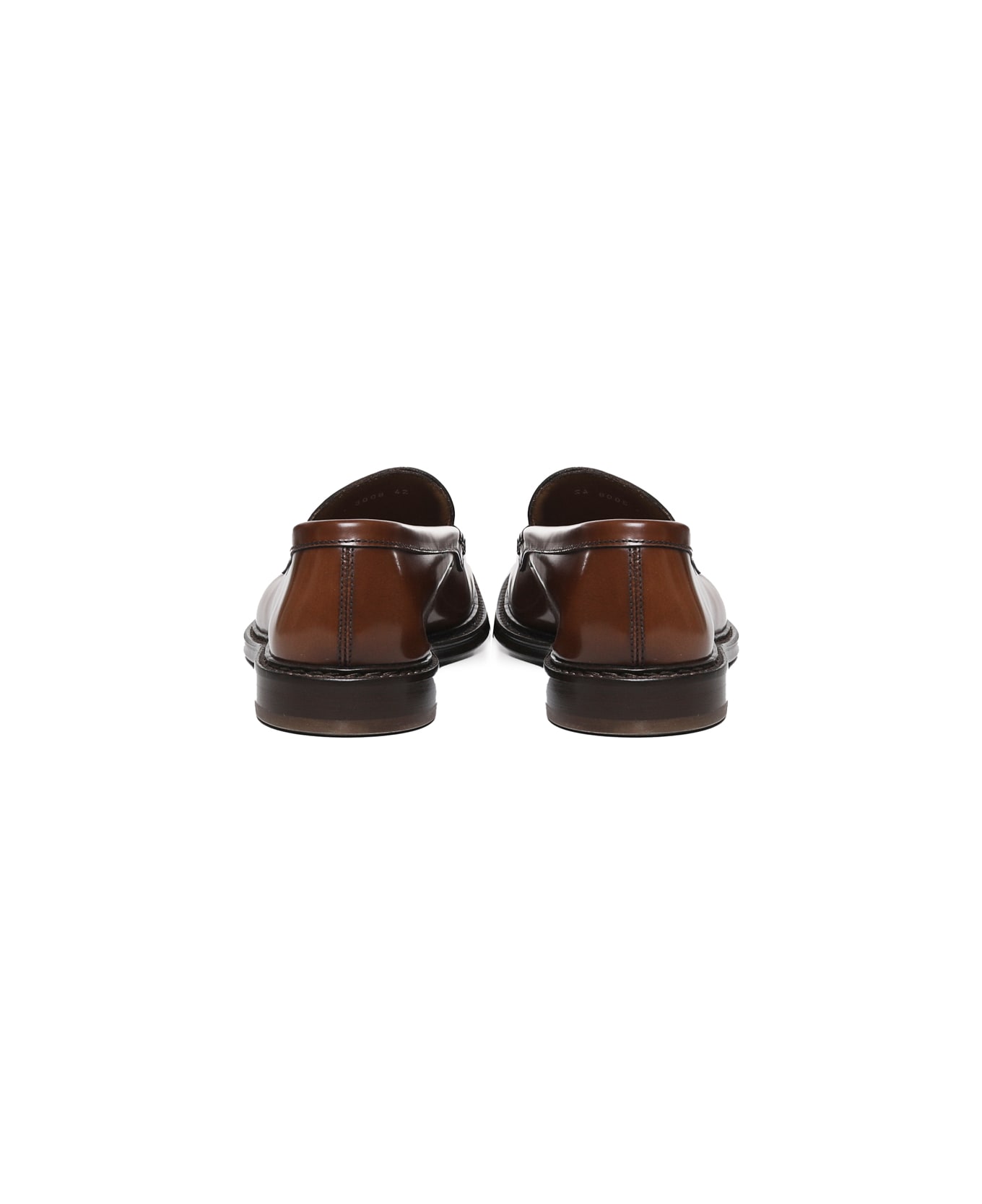 Doucal's Calfskin Loafers - Brown