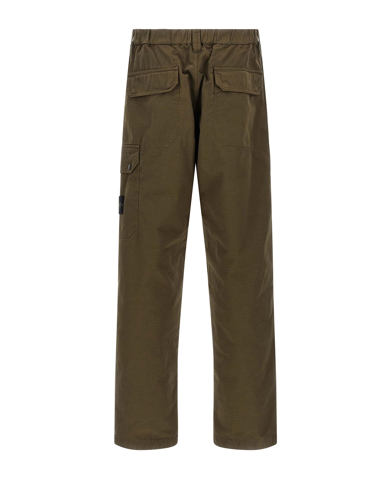 Stone Island Cotton Trousers - Green