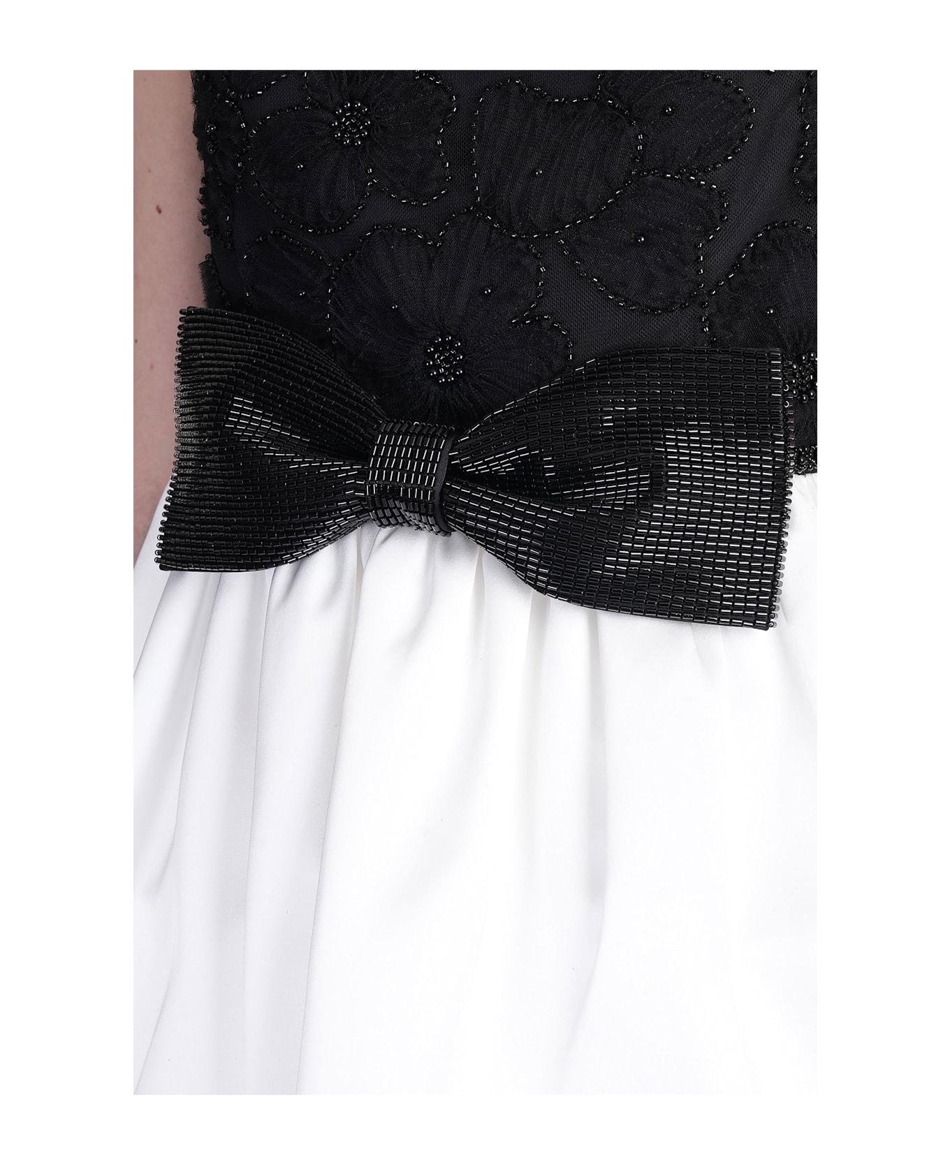 self-portrait Mini Dress In Black Polyester - black