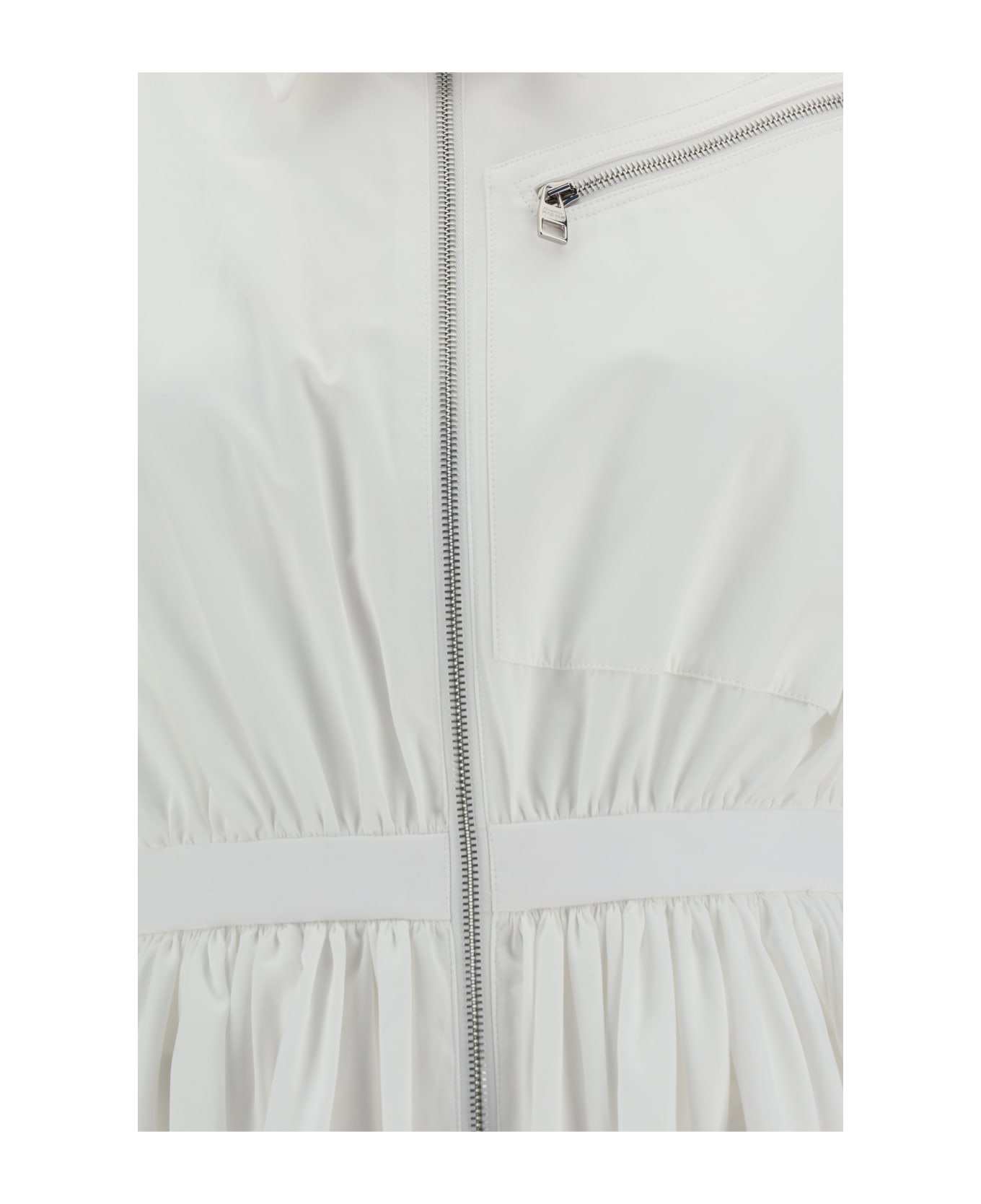 Alexander McQueen Midi Shirt Dress - White