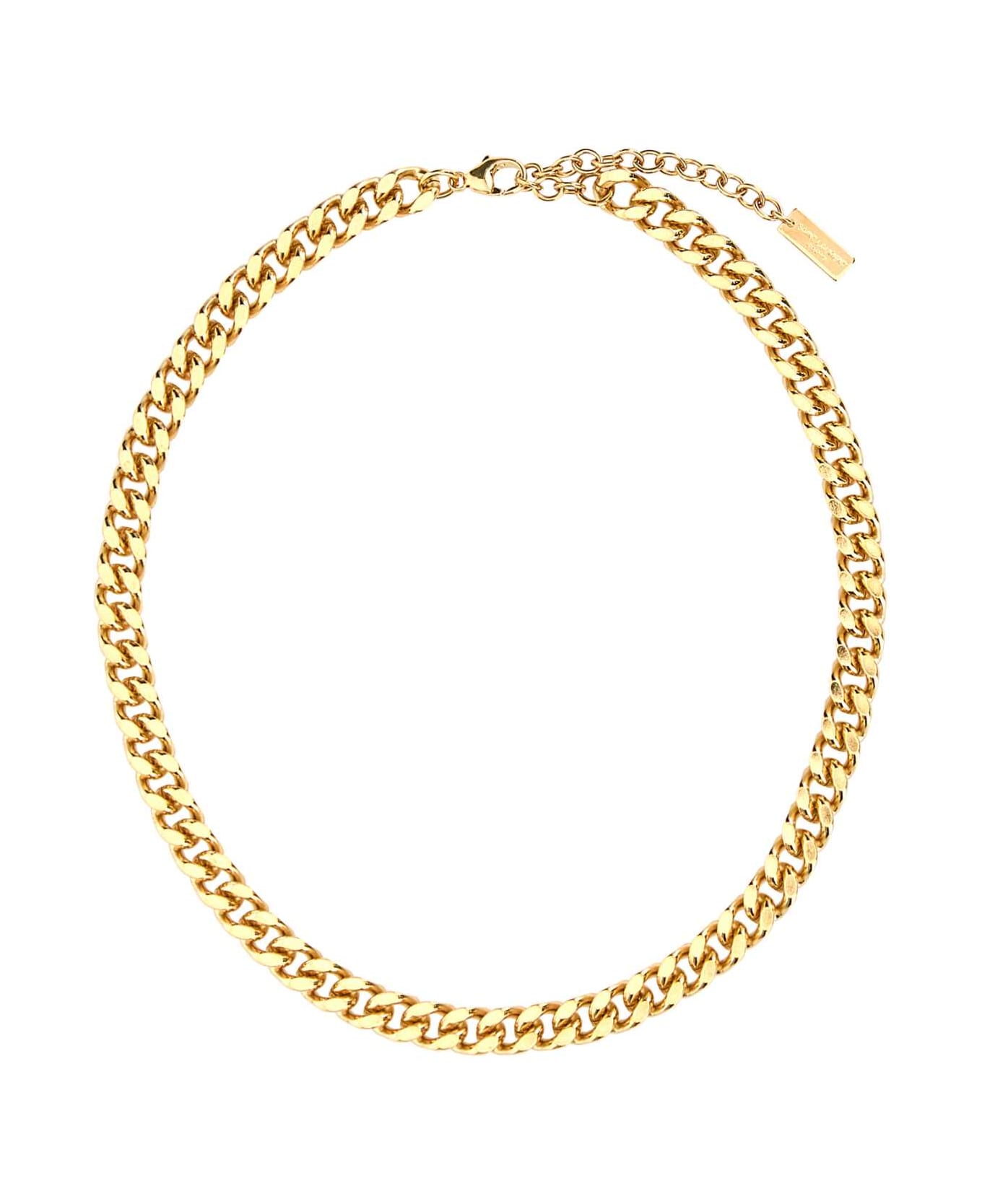 Saint Laurent Gold Metal Necklace - ORLAITON