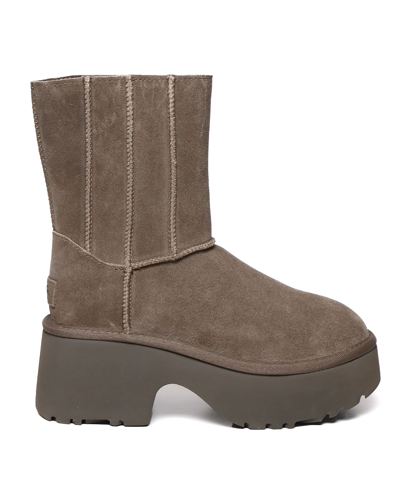 UGG Twin Seam New Heights Boots In Suede - HICKORY