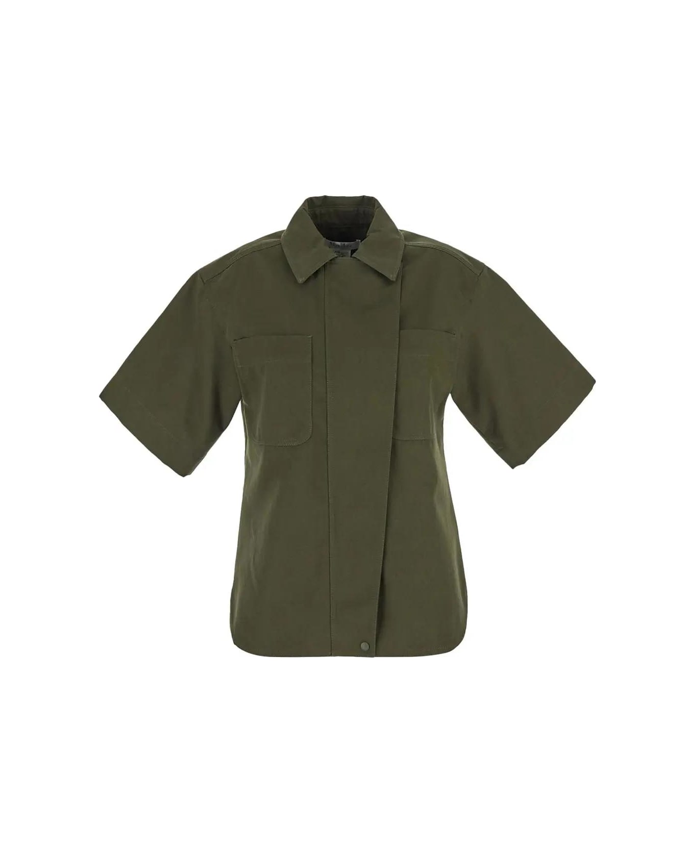 Max Mara Mela Shirt-jacket - MILITARY GREEN シャツ