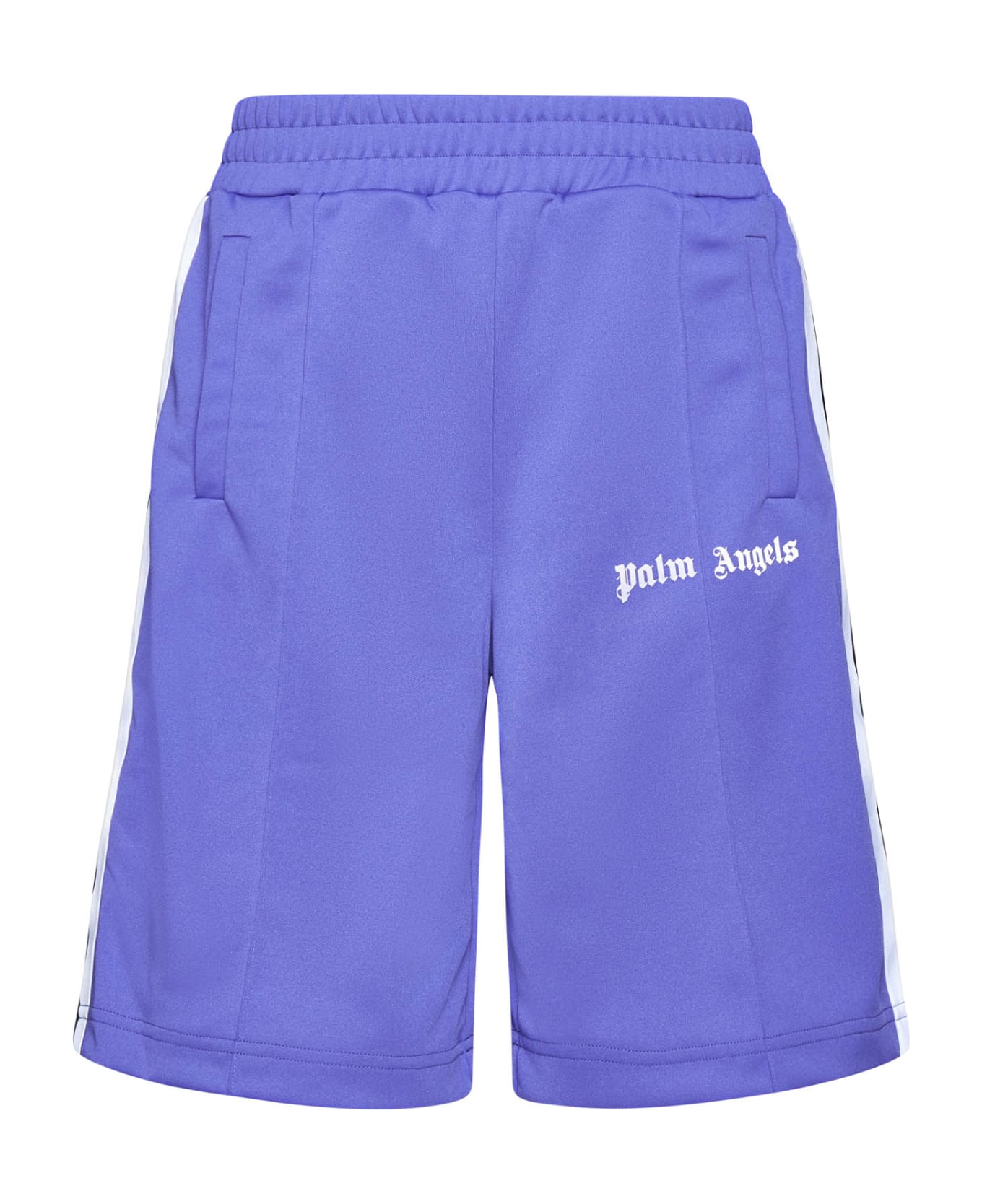 Palm Angels Shorts - Purple white