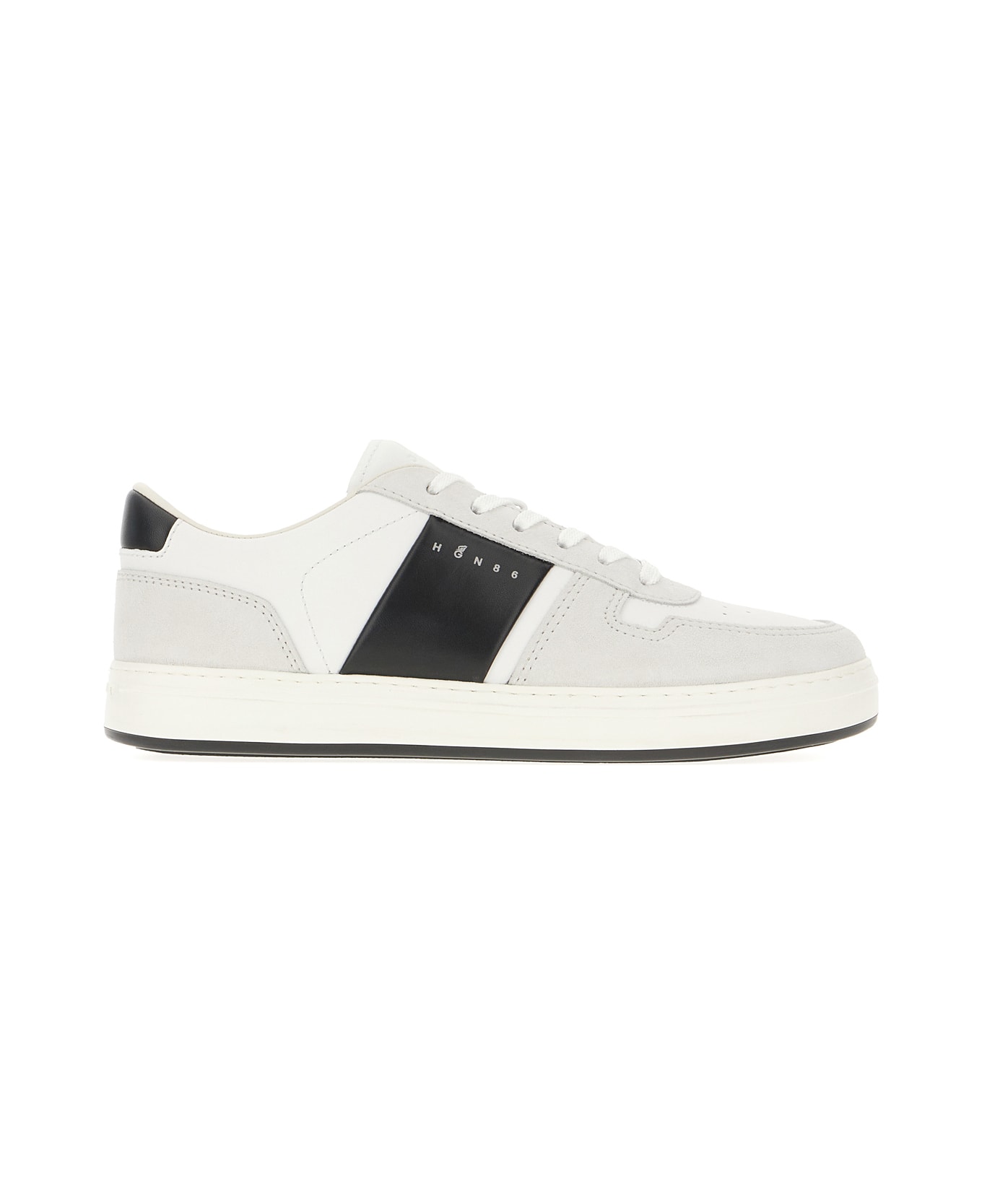 Hogan Multicolor Suede And Leather H668 Sneakers - BIANCOGRIGIO