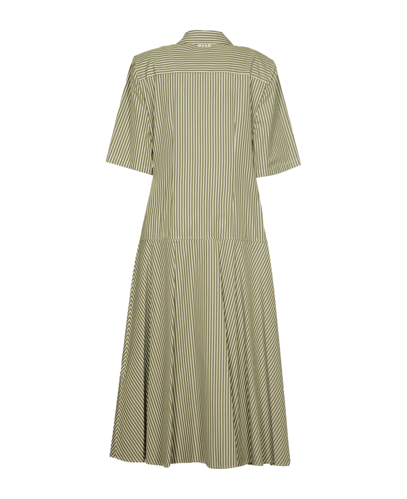 【送料&関税込】MSGM Bowed Waistline Poplin Midi Dress MSGM Bowed Waistline Poplin Midi Dress | italist