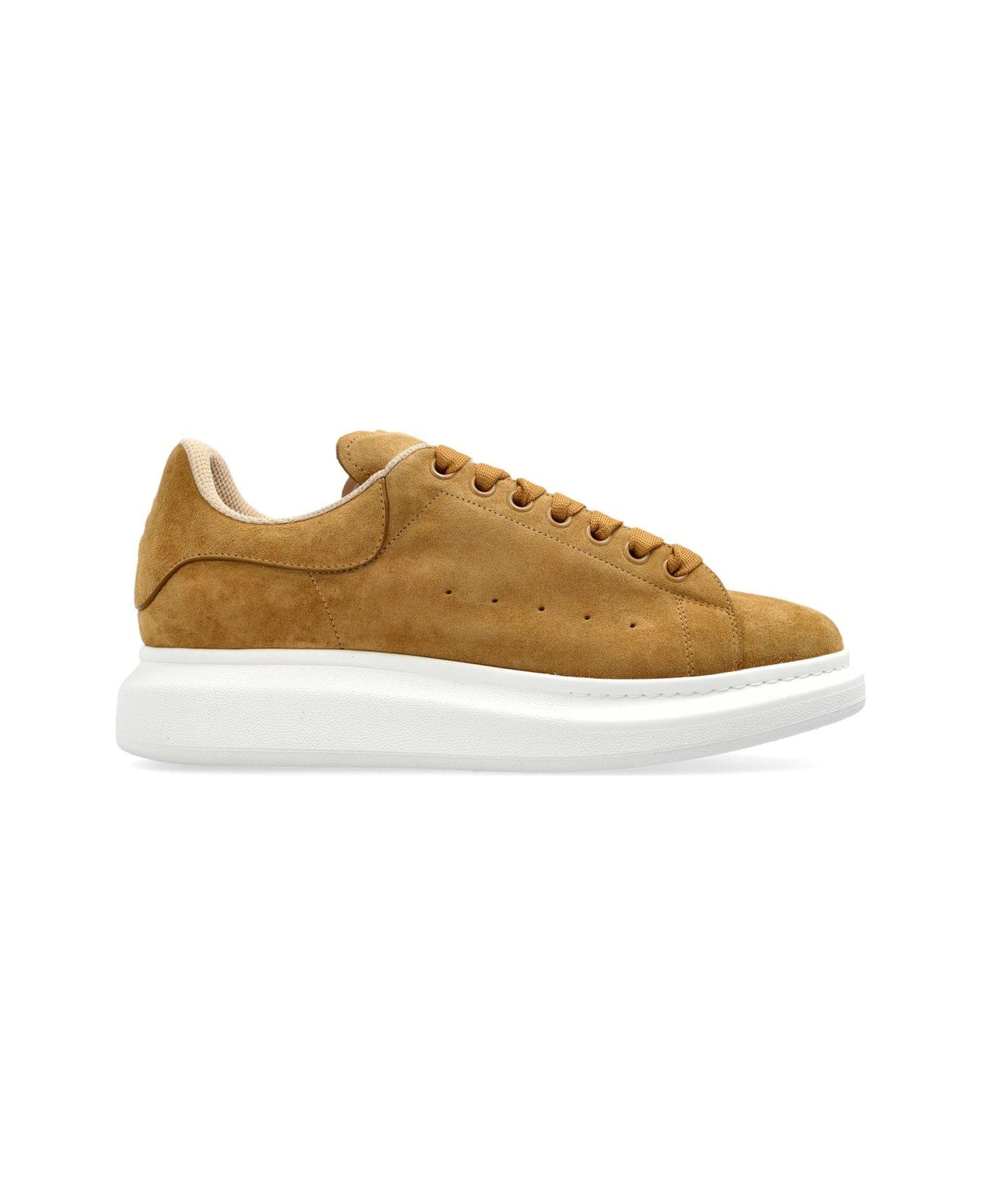 Alexander McQueen Oversized Lace-up Sneakers - BROWN