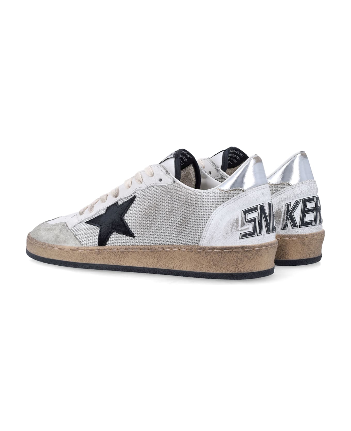 Golden Goose Ball Star - LIGHT SILVER BLACK
