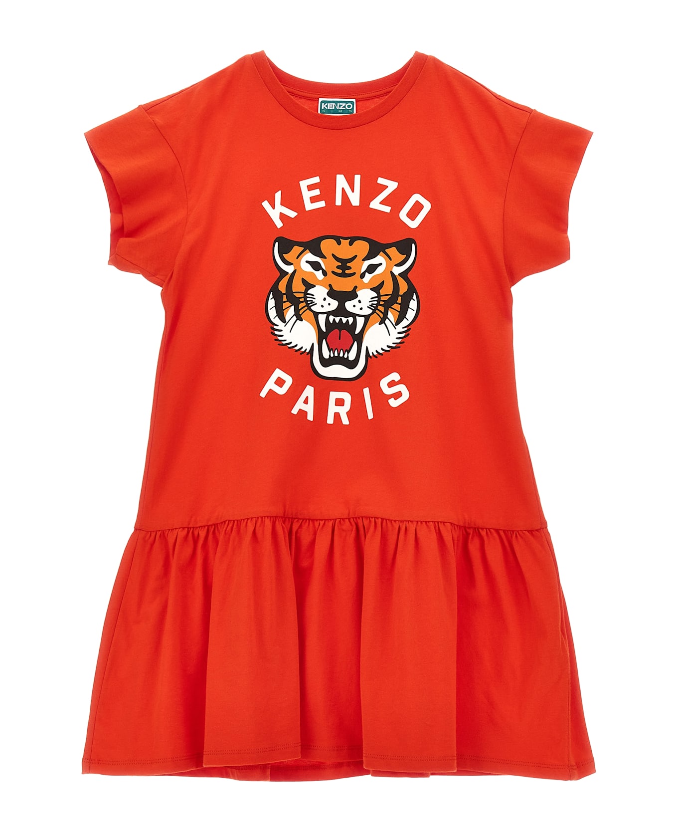 Kenzo Kids Logo Dress - Red