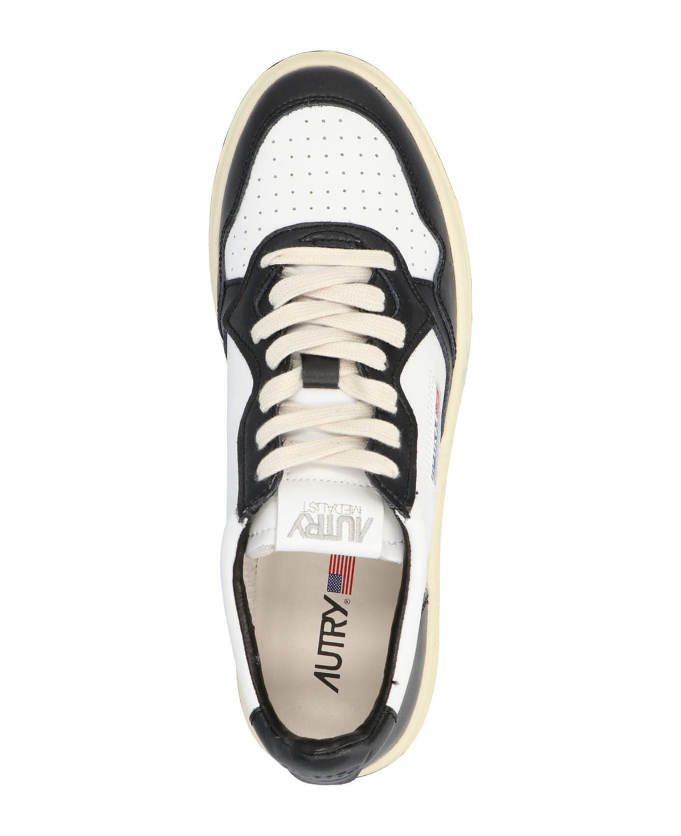 Autry Medalist Sneakers - White/black