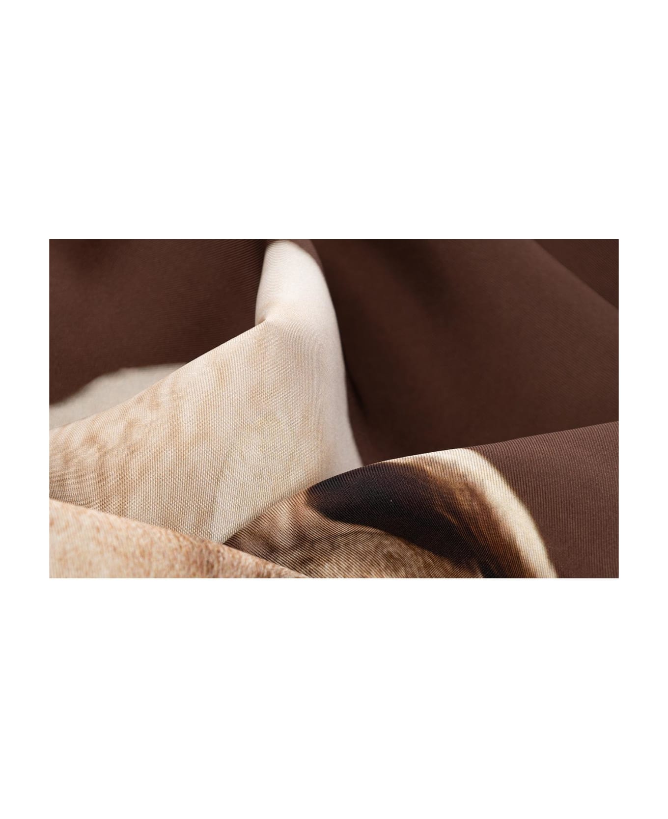 Max Mara Dog Printed Scarf - Cuoio