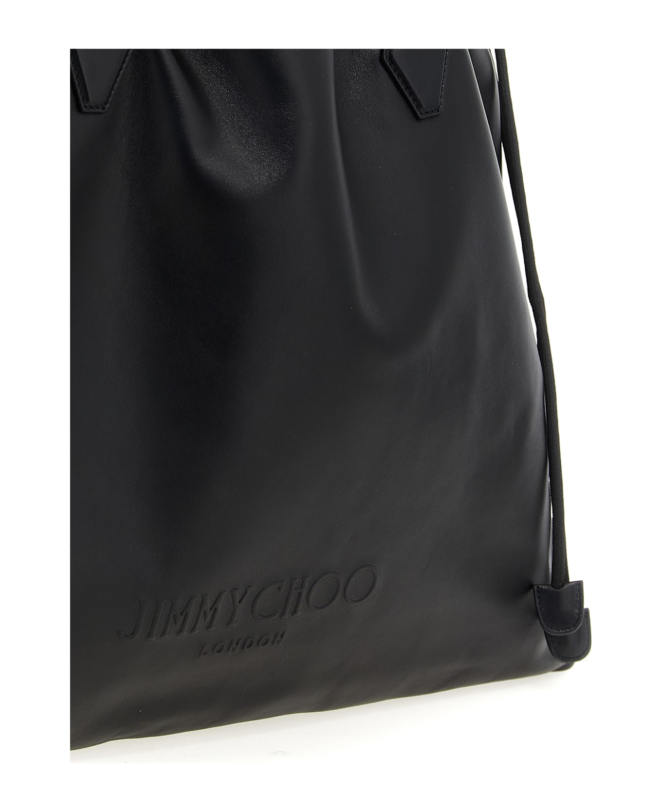 Jimmy Choo 
darwstring Tote
 Shopping Bag - Black  