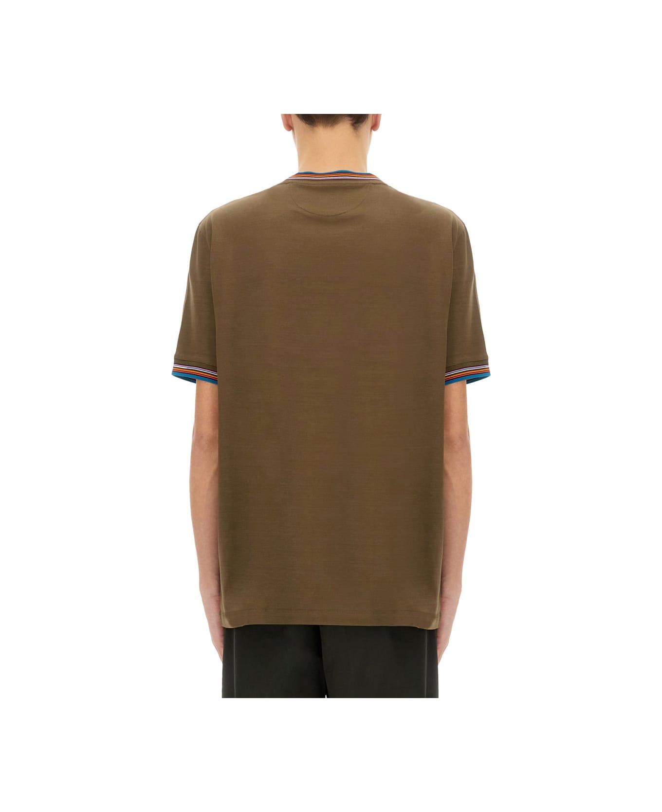 Paul Smith Cotton T-shirt - BROWN