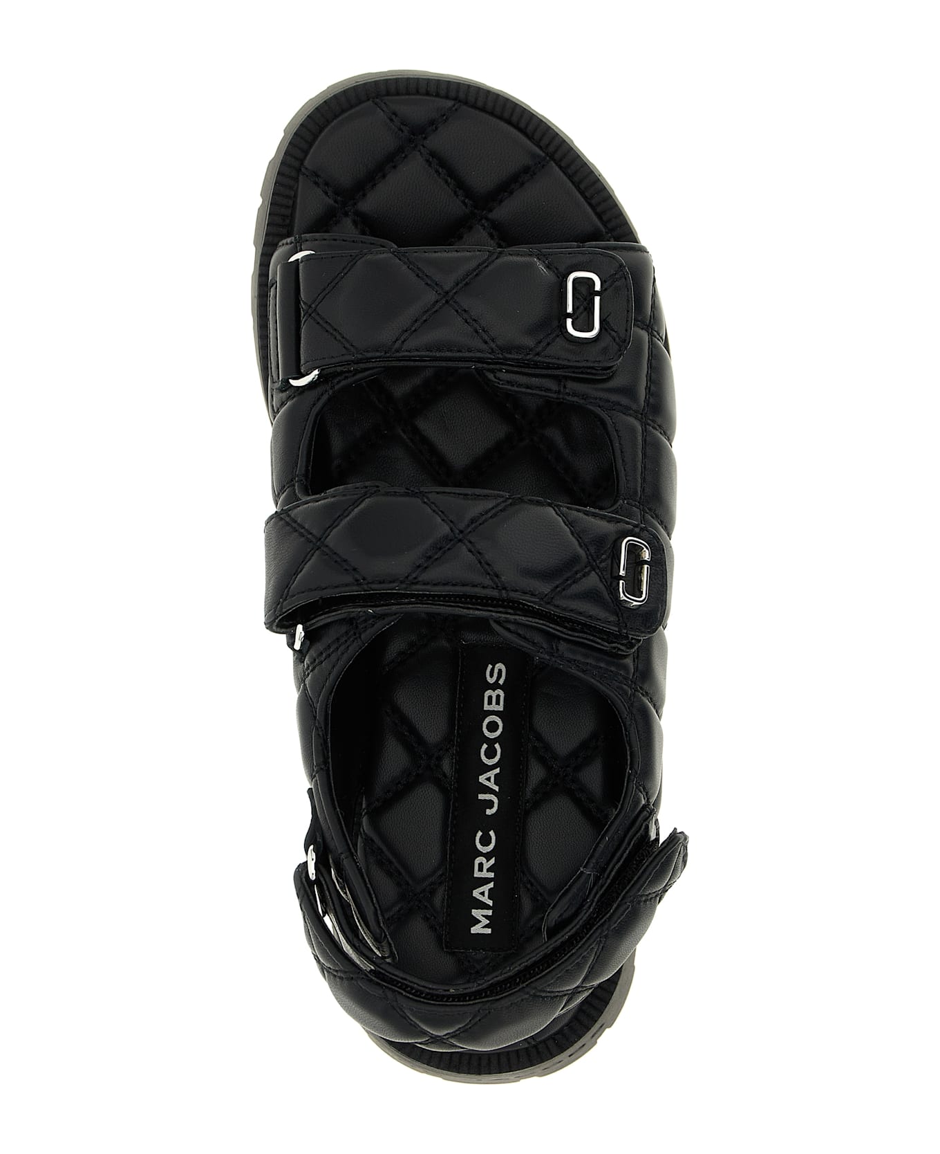 Marc Jacobs 
the Quilted Sunny
 Sandals - Black  
