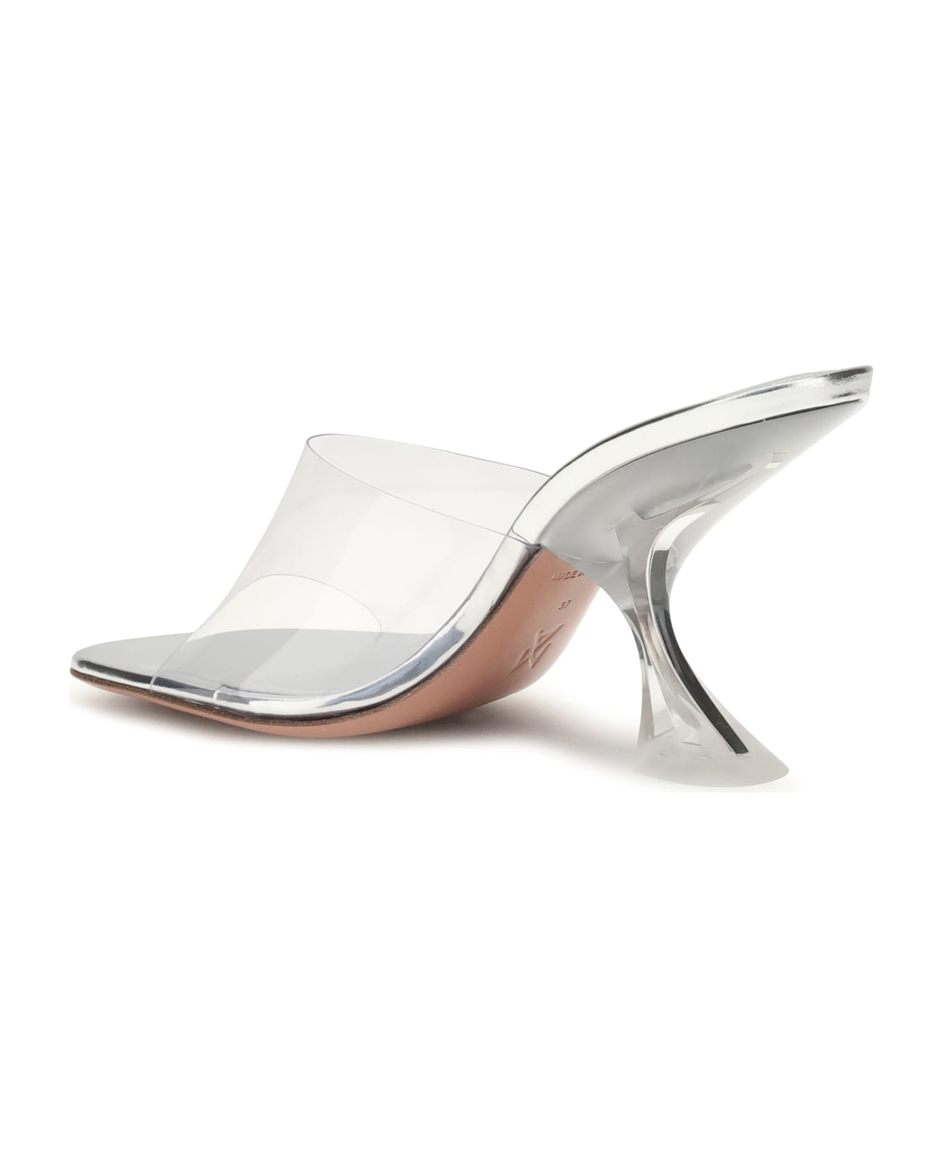 Amina Muaddi Taylor Glass Sandals