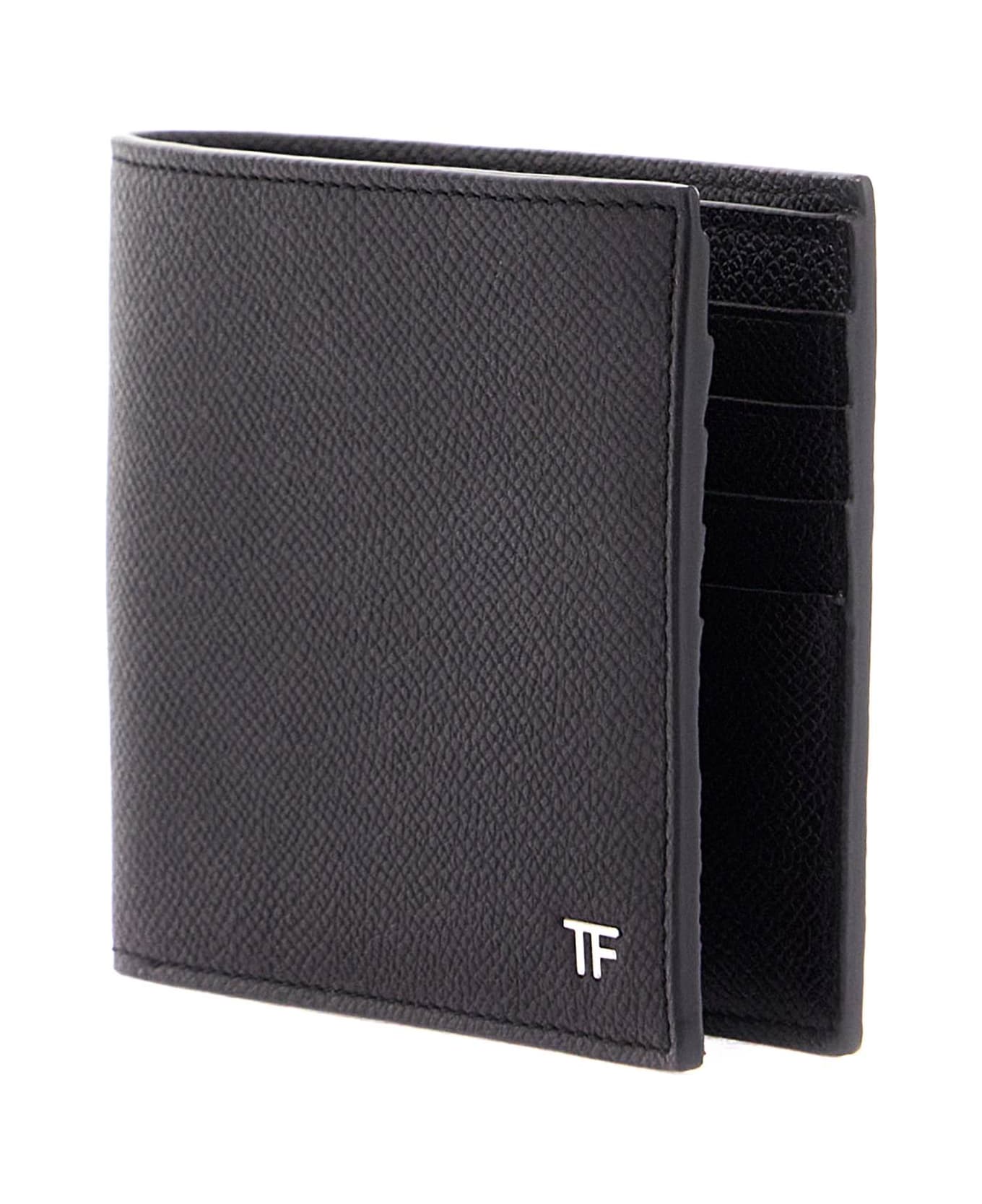 Tom Ford Bifold Leather Wallet - Black