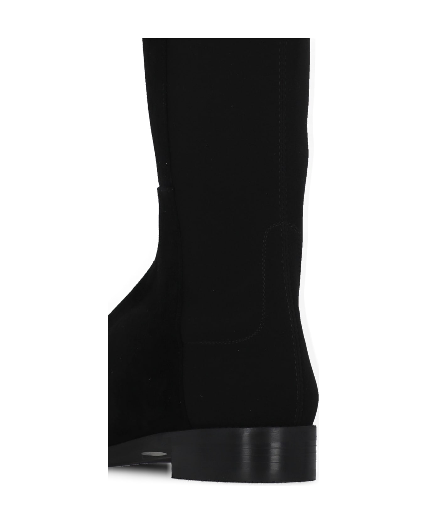 Stuart Weitzman Suede Leather Boots - Black