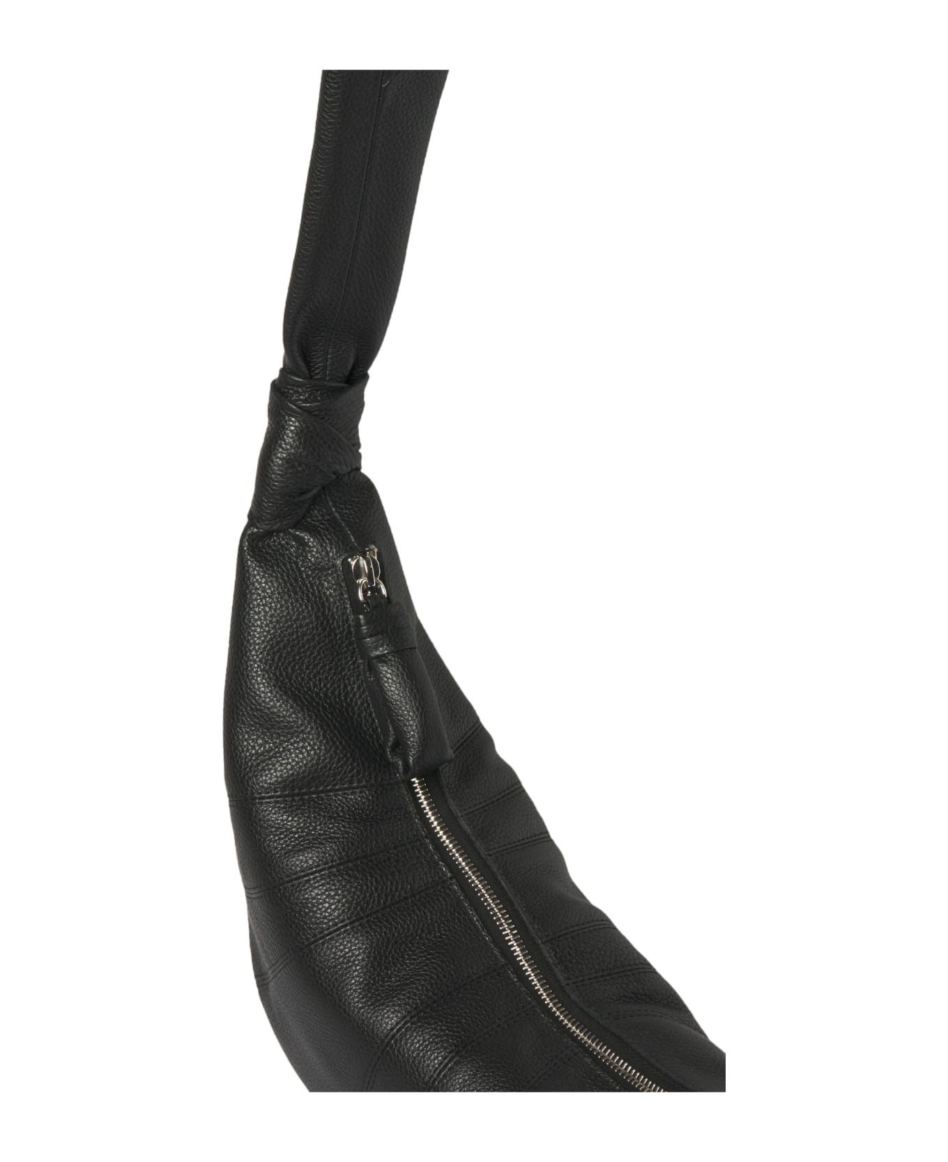 Lemaire Croissant Shoulder Bag - BLACK