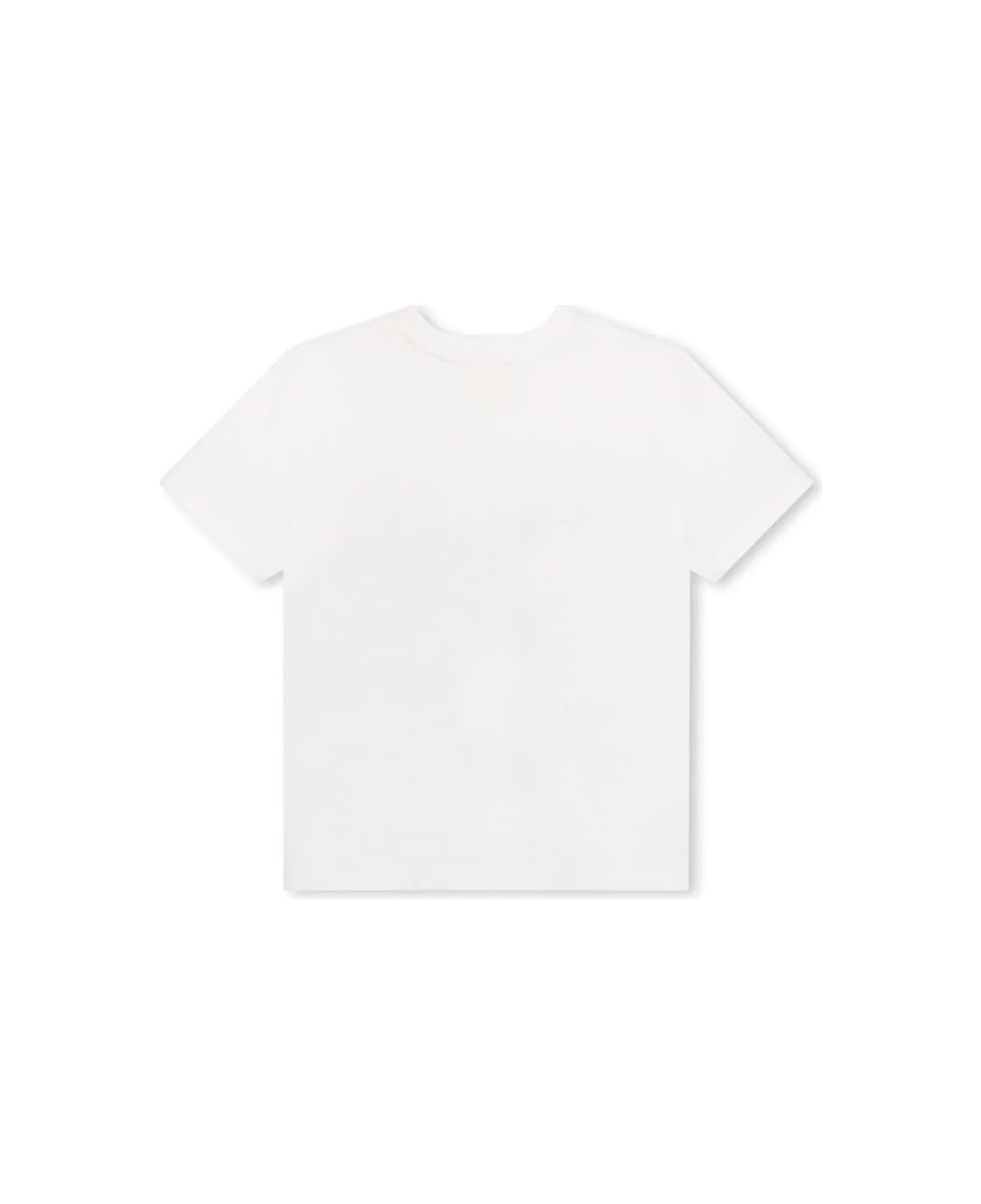 Givenchy White T-shirt With Print - P Bianco