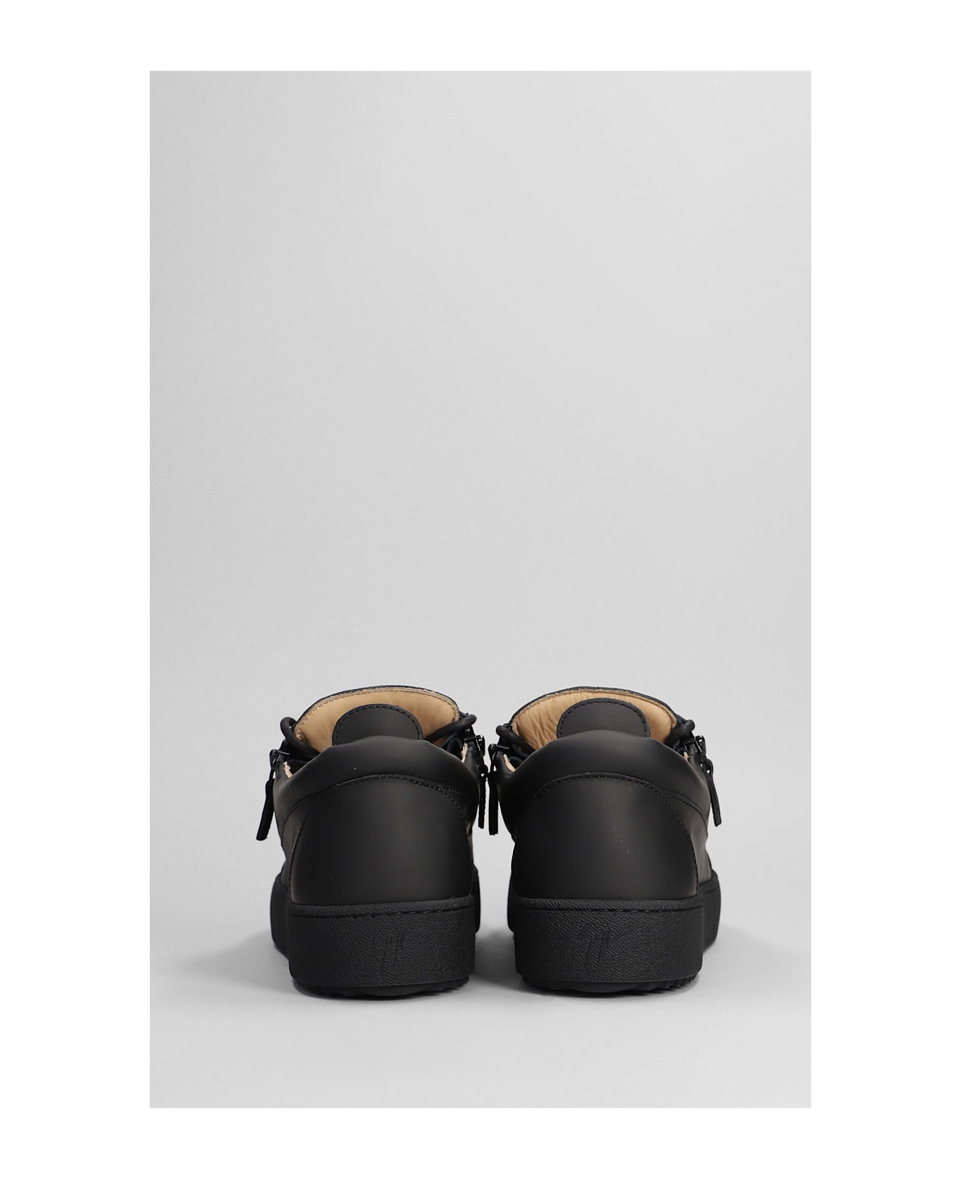 Giuseppe Zanotti A1 Sneakers In Black Leather - black