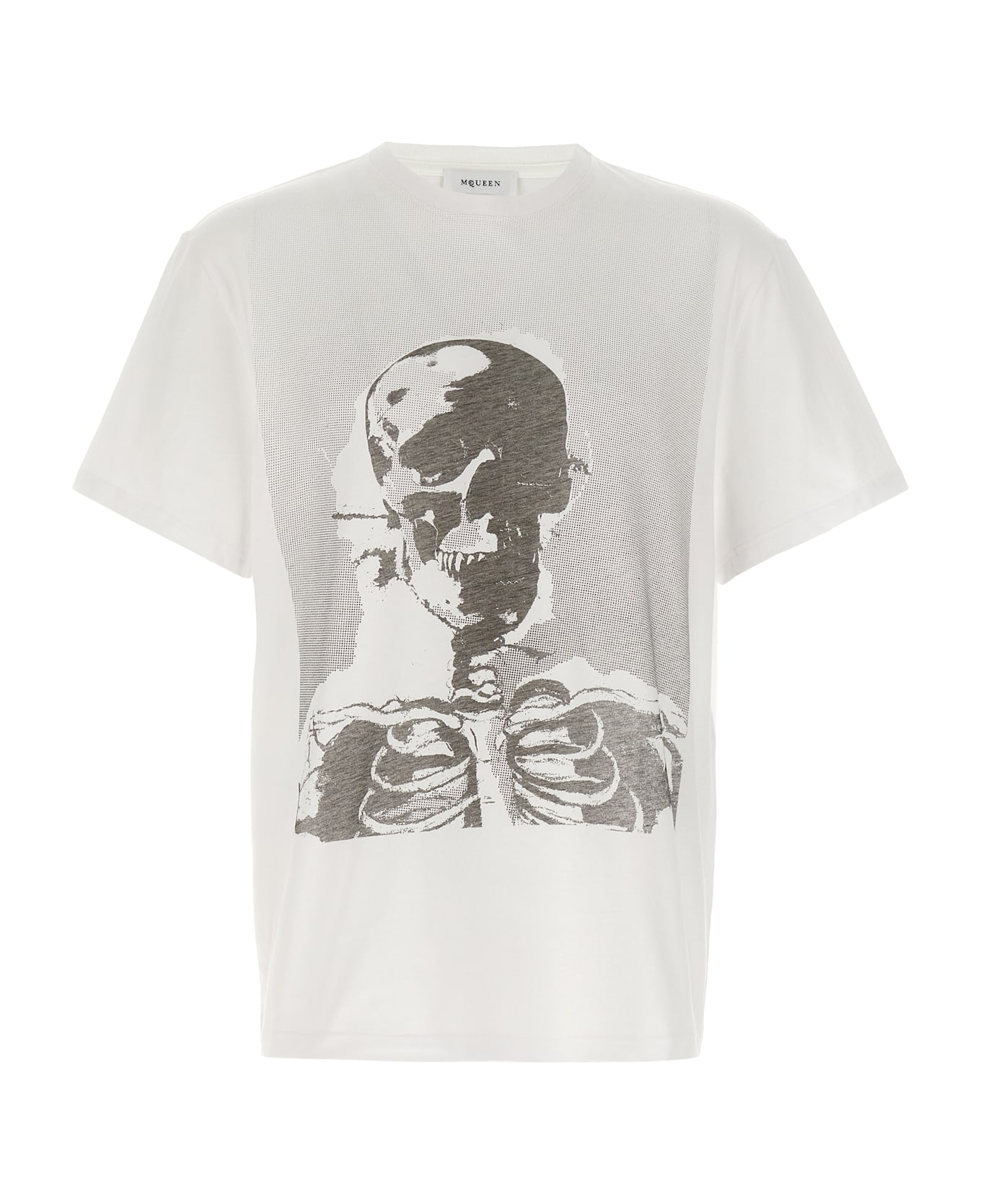 Alexander McQueen 
skeleton
 T-shirt - White/Black