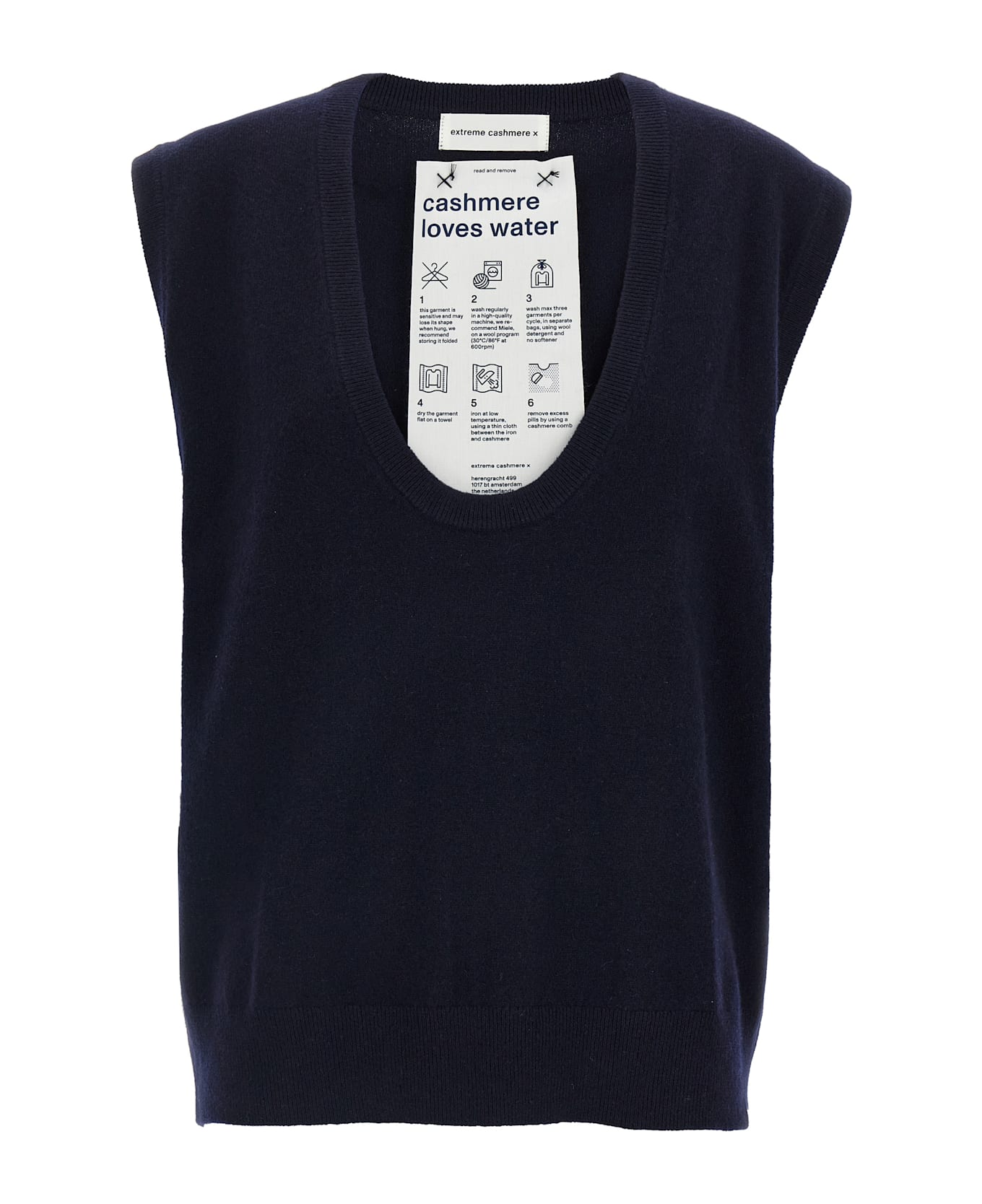 Extreme Cashmere 
n.423 Lord
 Vest - Blue