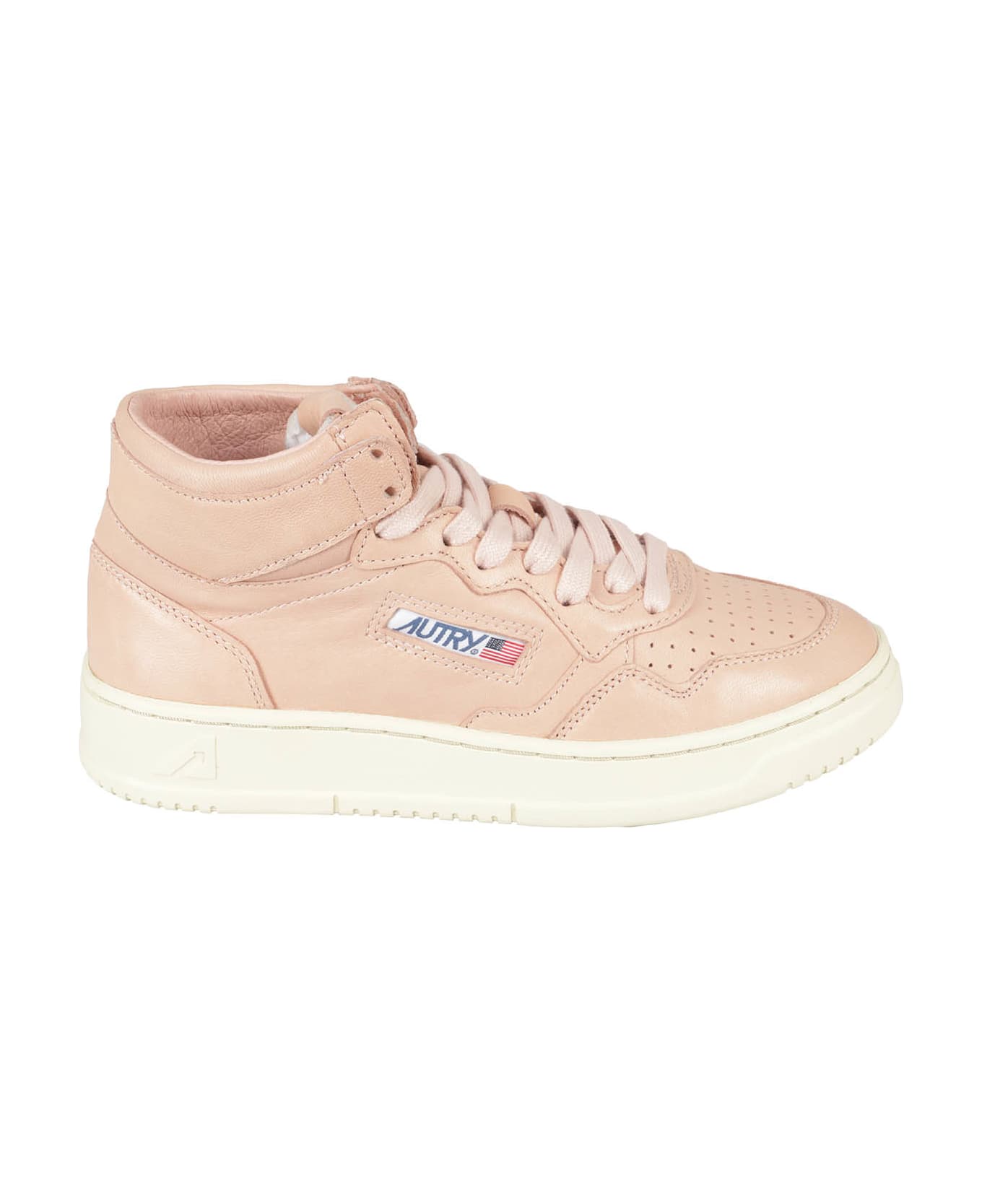 Autry Medalist Mid Sneakers - Goat Peach