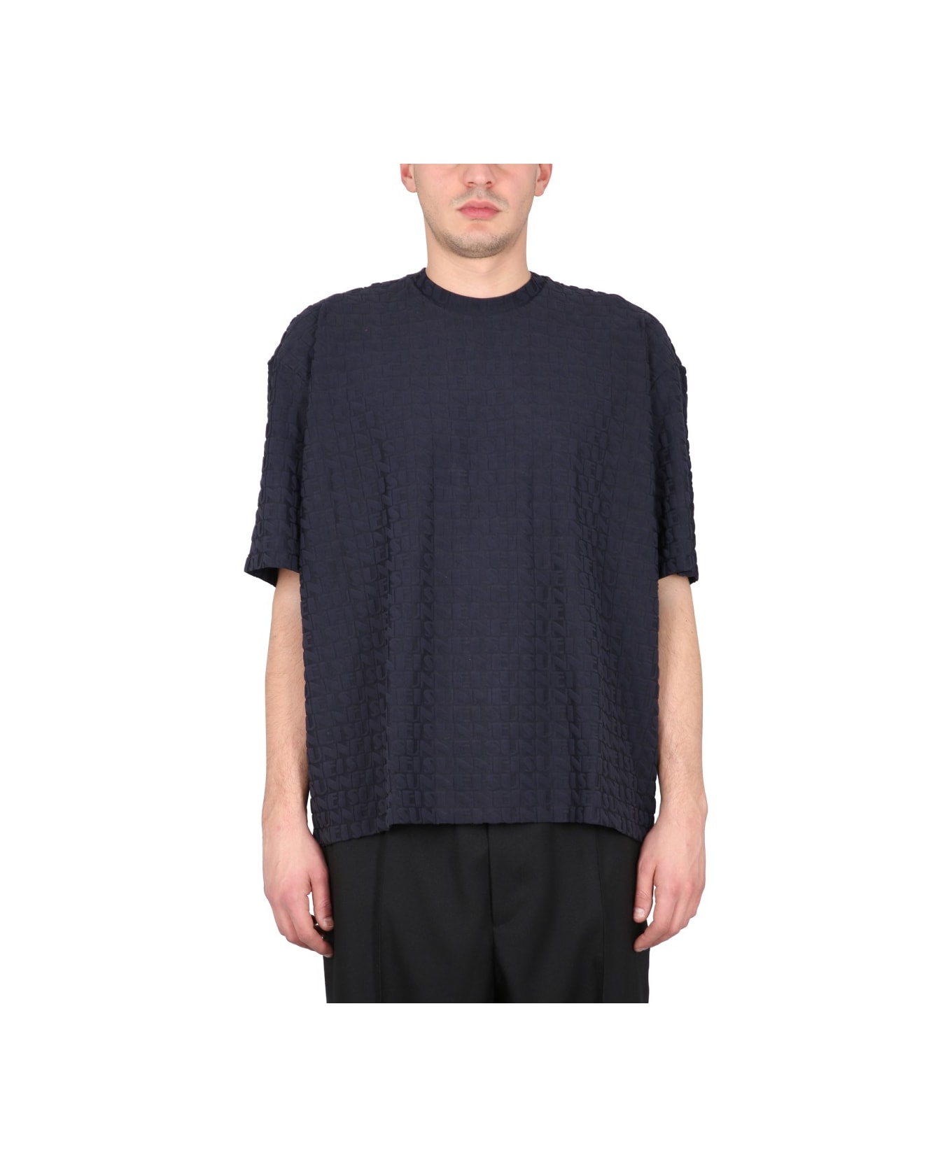 Sunnei Crewneck T-shirt - BLUE
