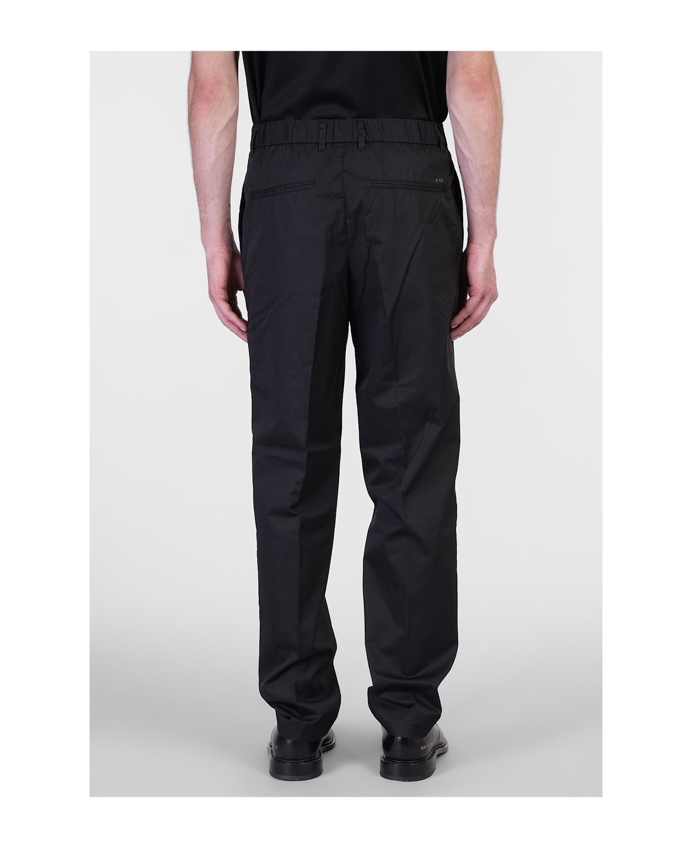 Emporio Armani Pants In Black Polyester - black