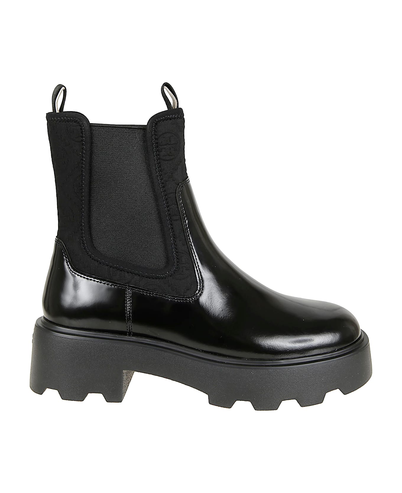 Tory Burch T Monogram Lug Chelsea Boot 65mm - Perfect Black