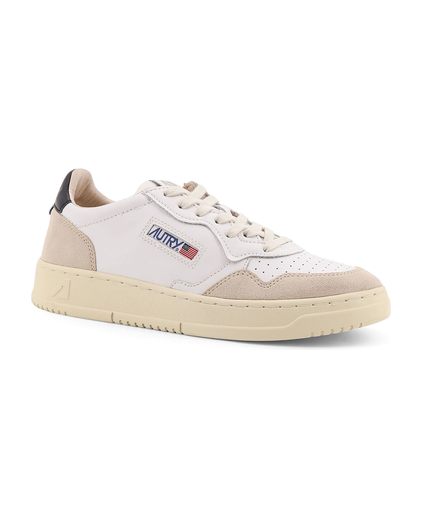 Autry Medalist Low Leather Low-top Sneakers - White