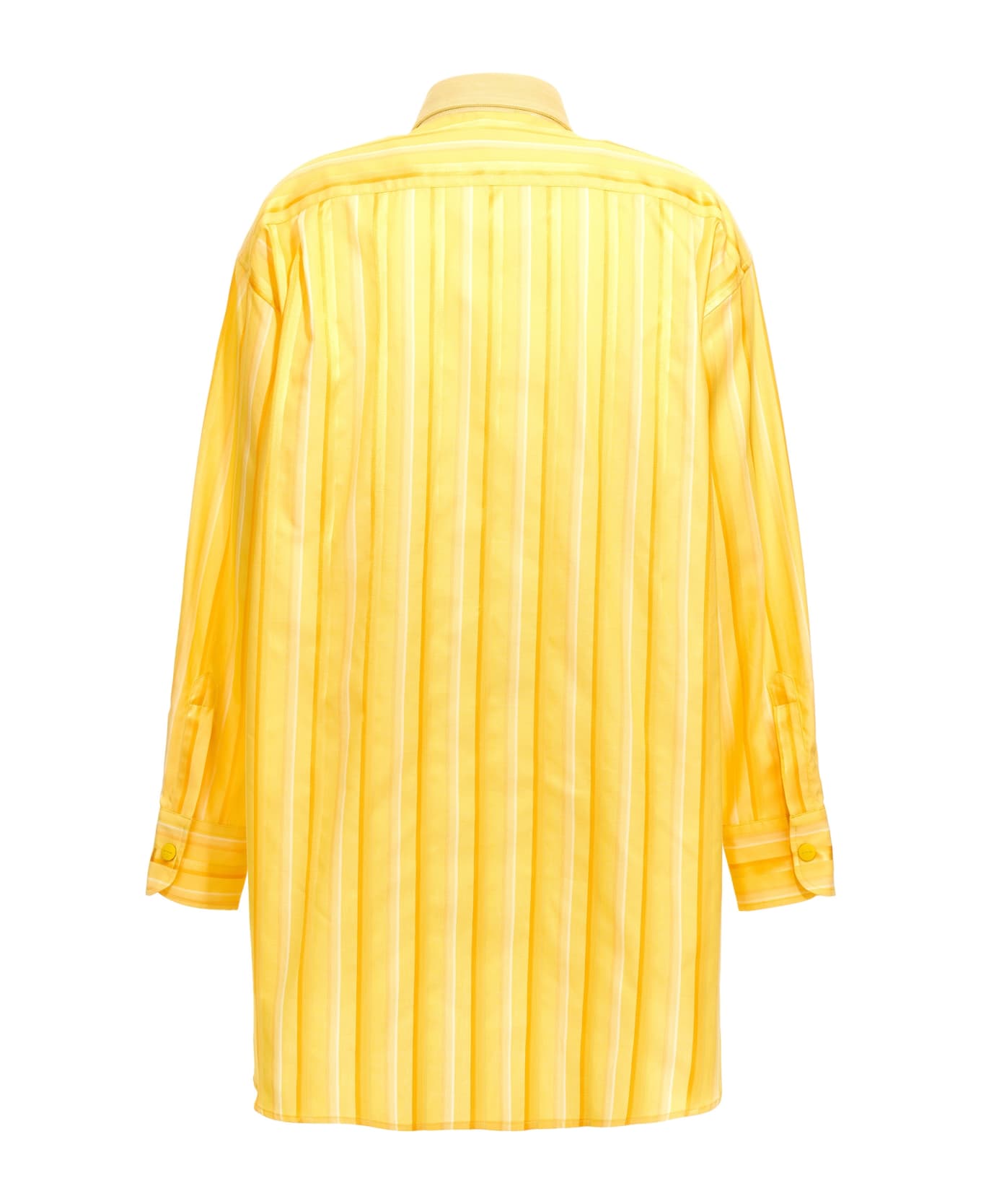 Etro 'pegaso' Shirt Dress - Yellow