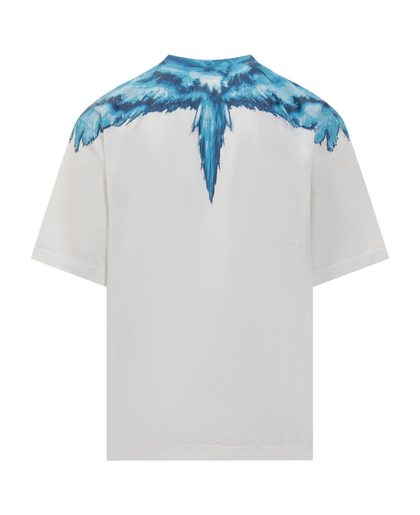 Marcelo Burlon Colordust Wings Oversize T-shirt - WHITE BLUE