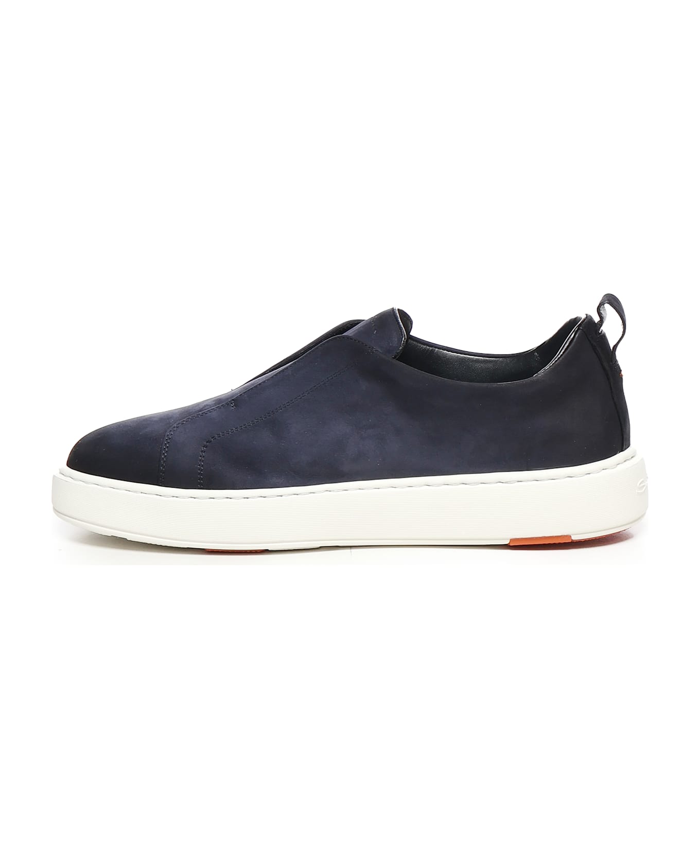 Santoni Victory Suede Sneakers - Blue