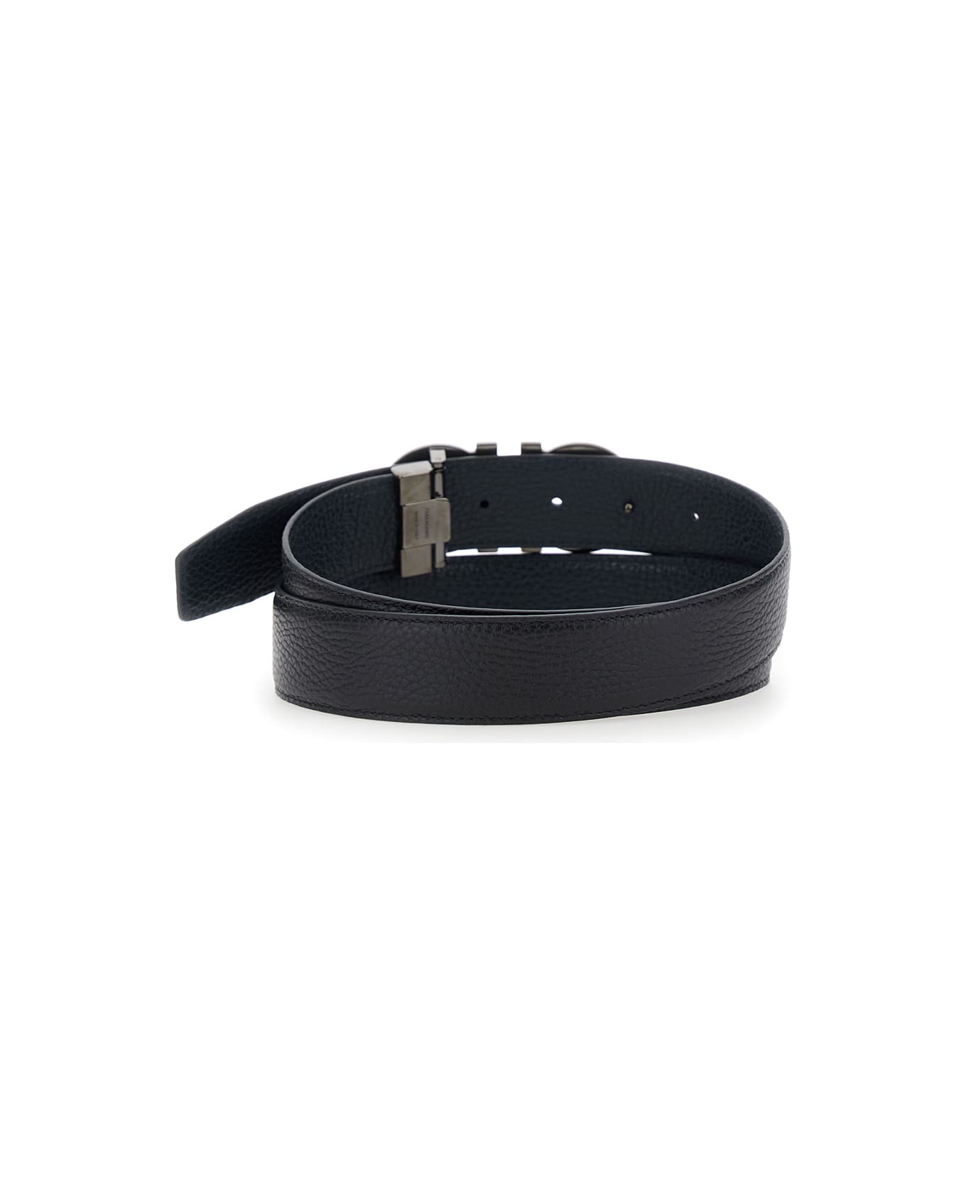 Ferragamo Double Adjus - Black