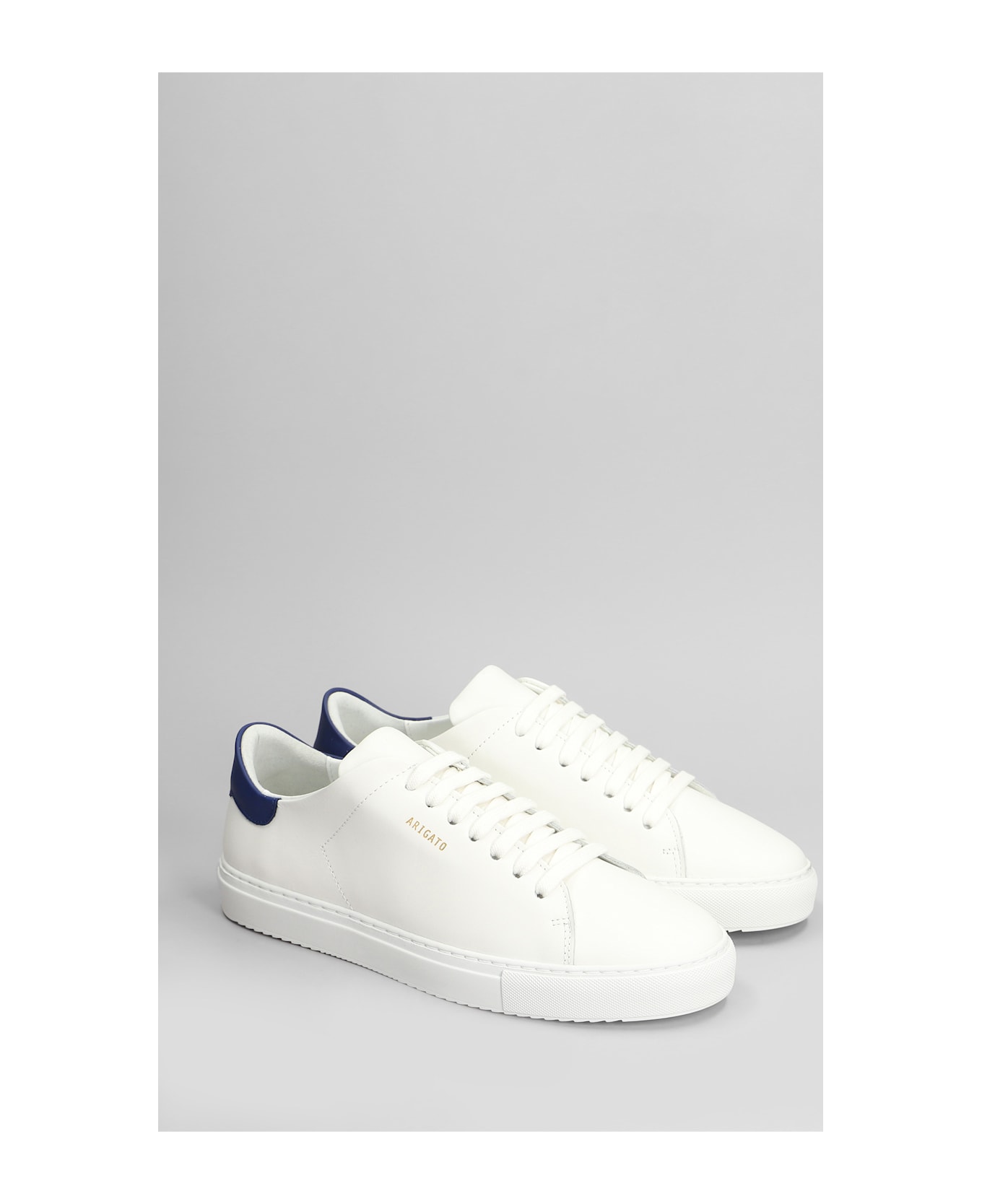 Axel Arigato Clean 90 Sneakers In White Leather - Whiteblack