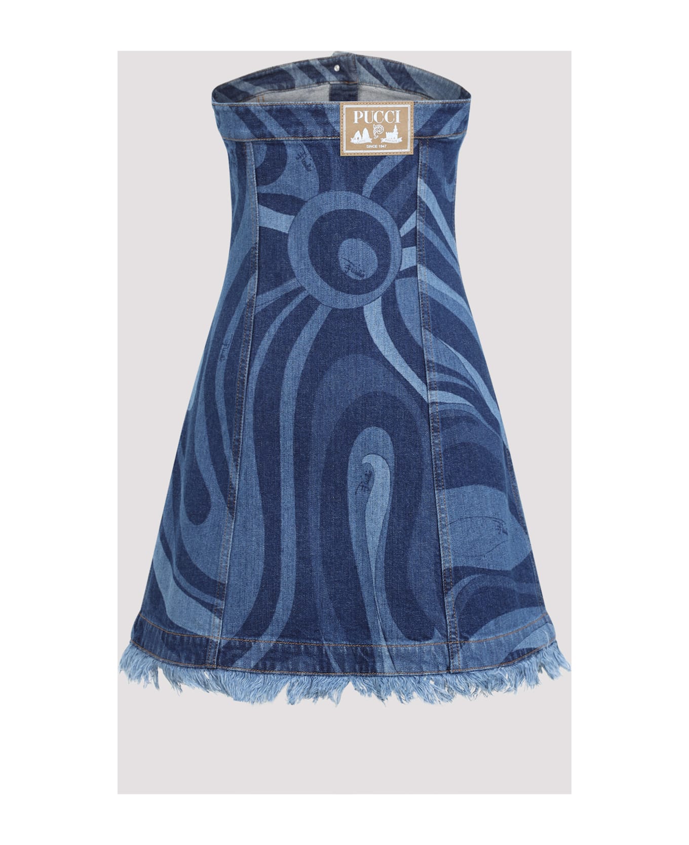 Pucci Denim Short Dress - Blu Medio