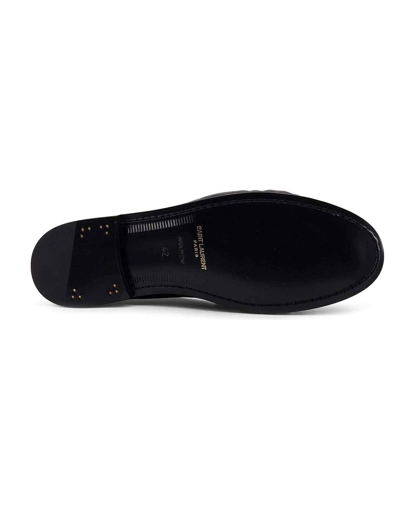 Saint Laurent Le Loafer Leather Loafer - Black