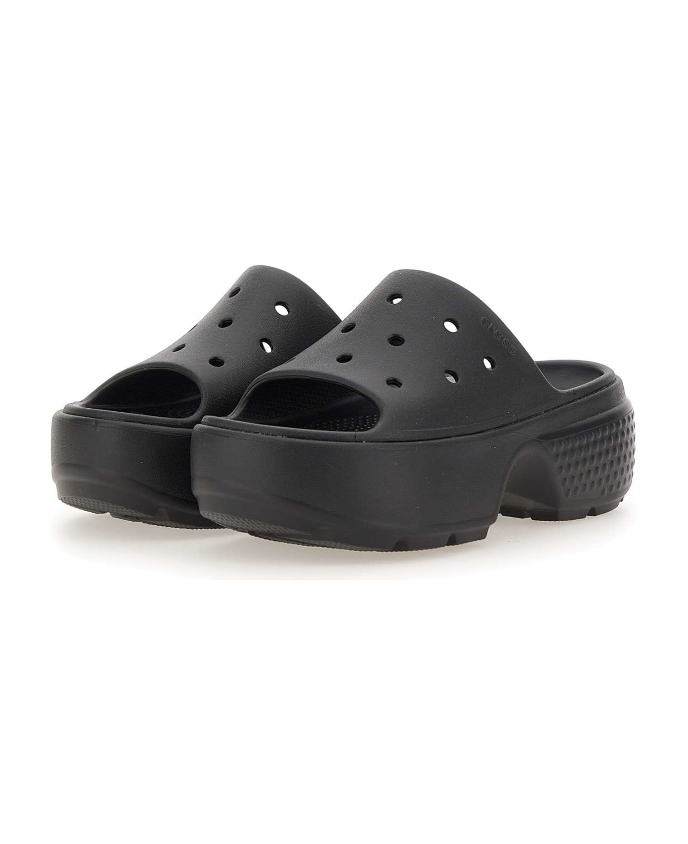 Crocs 'stomp Slide' Sandals - Blk Black