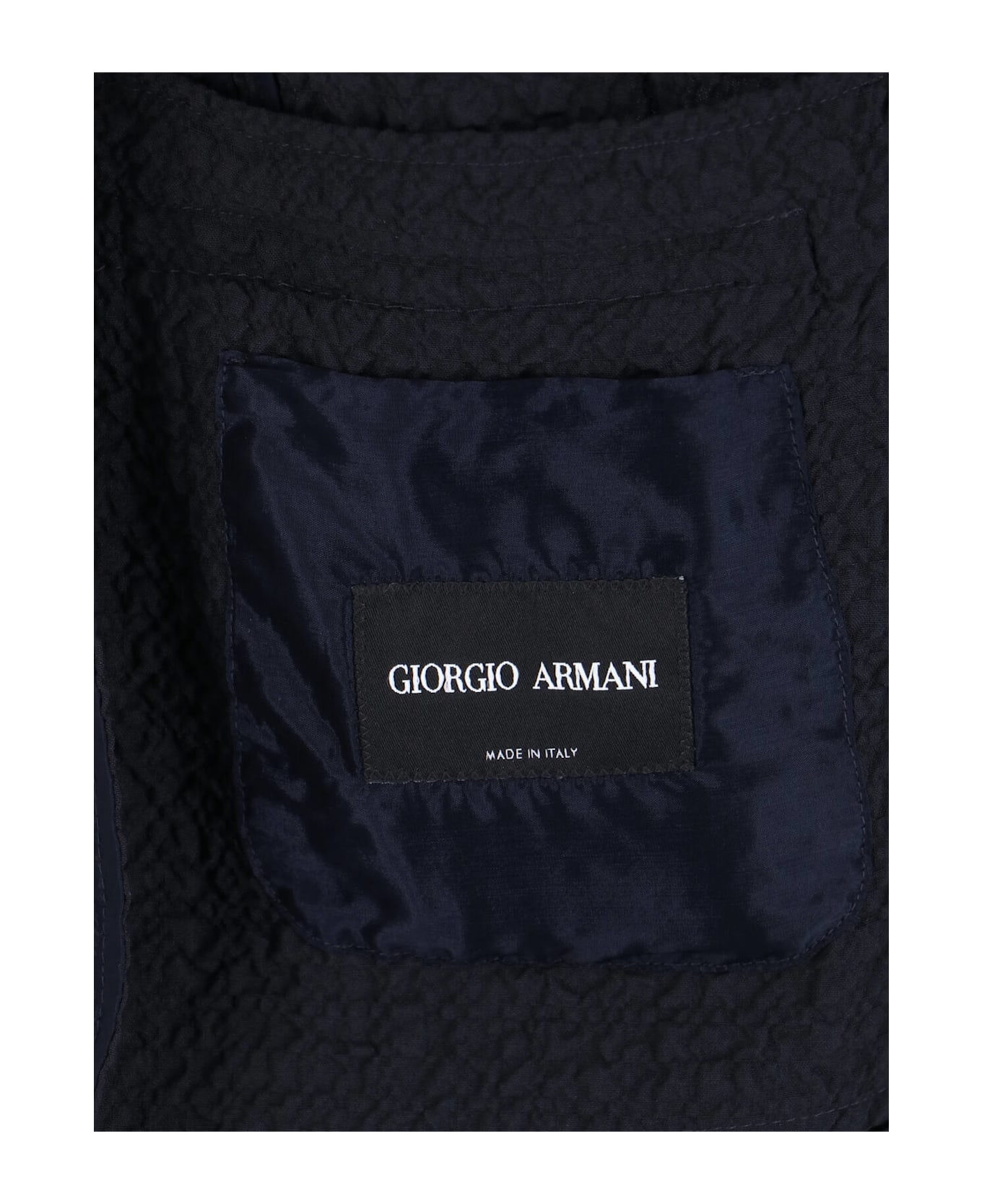 Giorgio Armani Single-breasted Blazer - Blue