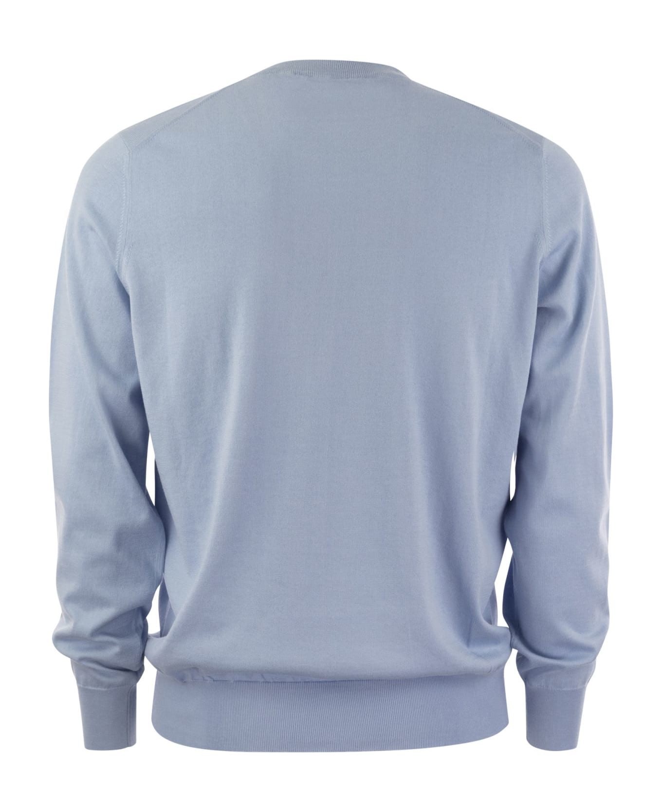 Brunello Cucinelli Lightweight Cotton Jersey - Light Blue フリース