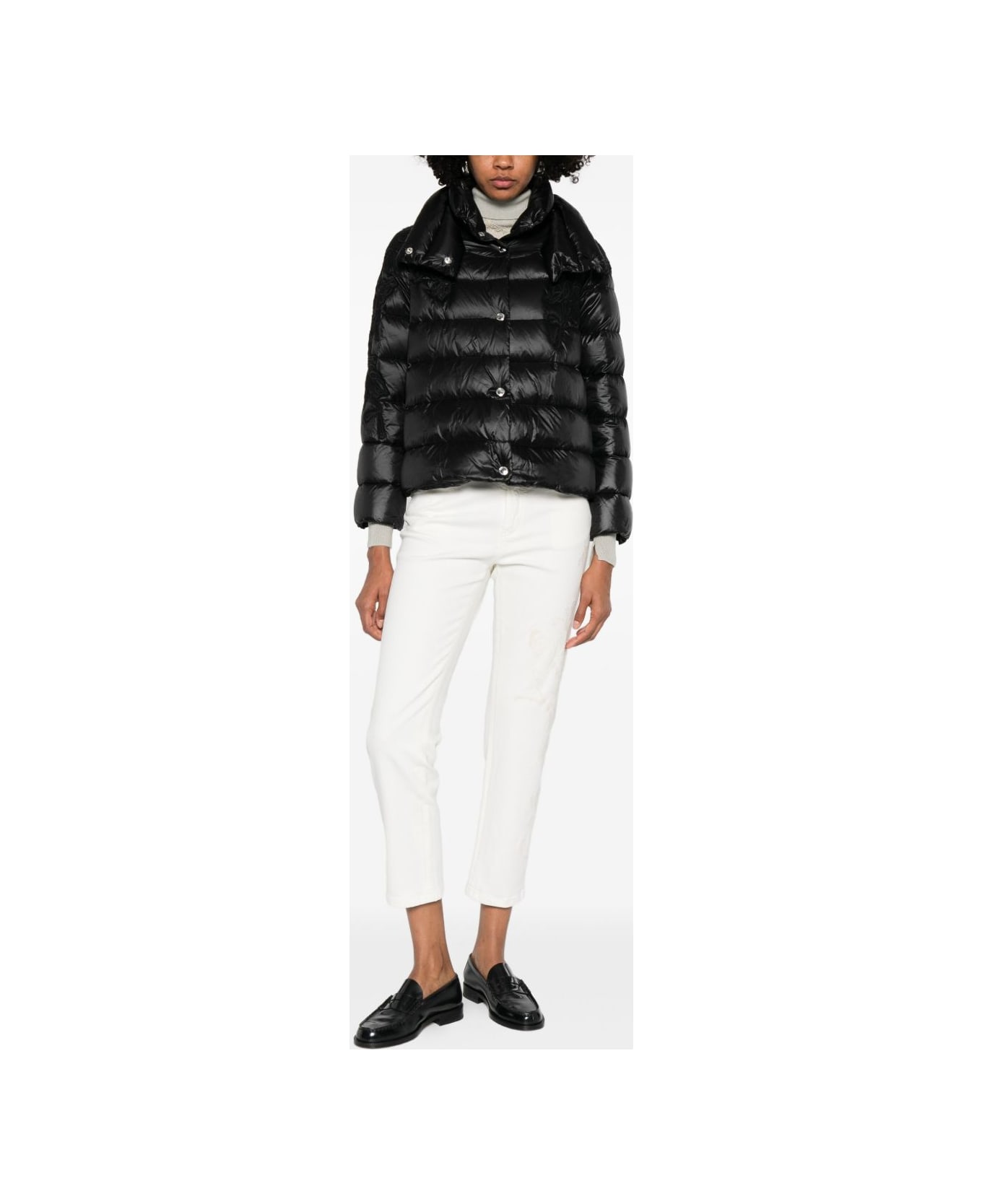 Ermanno Firenze Short Down Jacket - Black