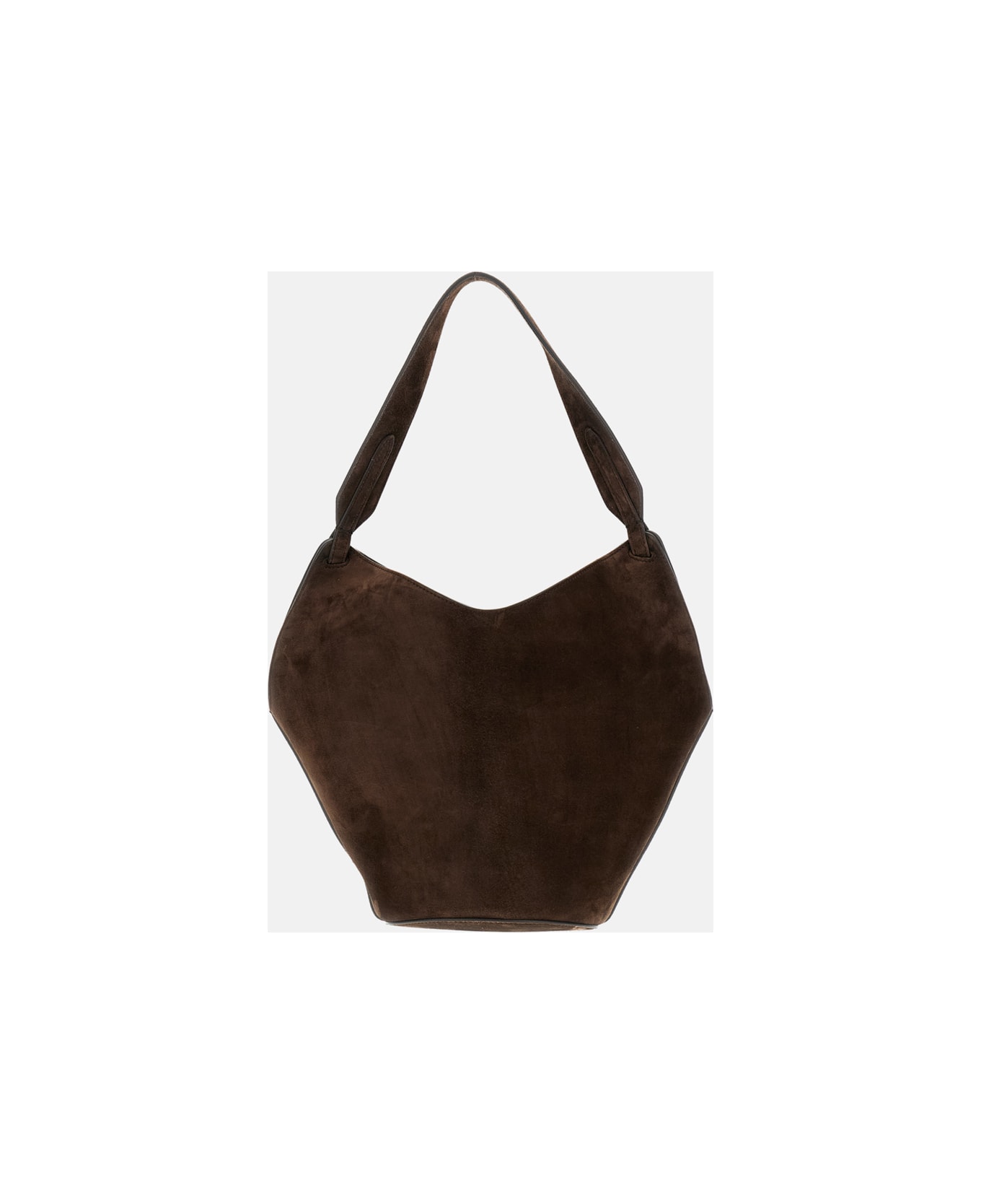 Khaite Lotus Mini Tote - Brown