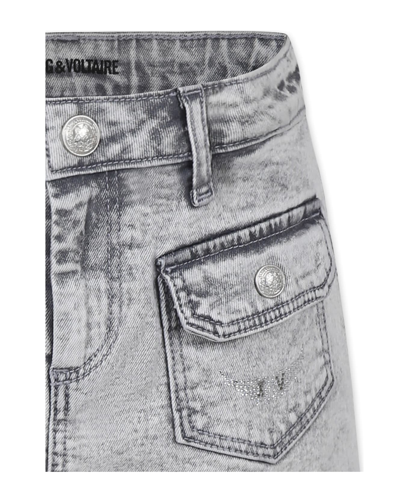 Zadig 
Voltaire Grey Skirt For Girl With Wings - Grey