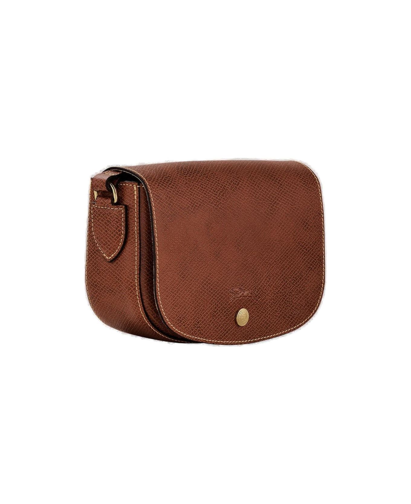 Longchamp S épure Logo-debossed Crossbody Bag - BUFF
