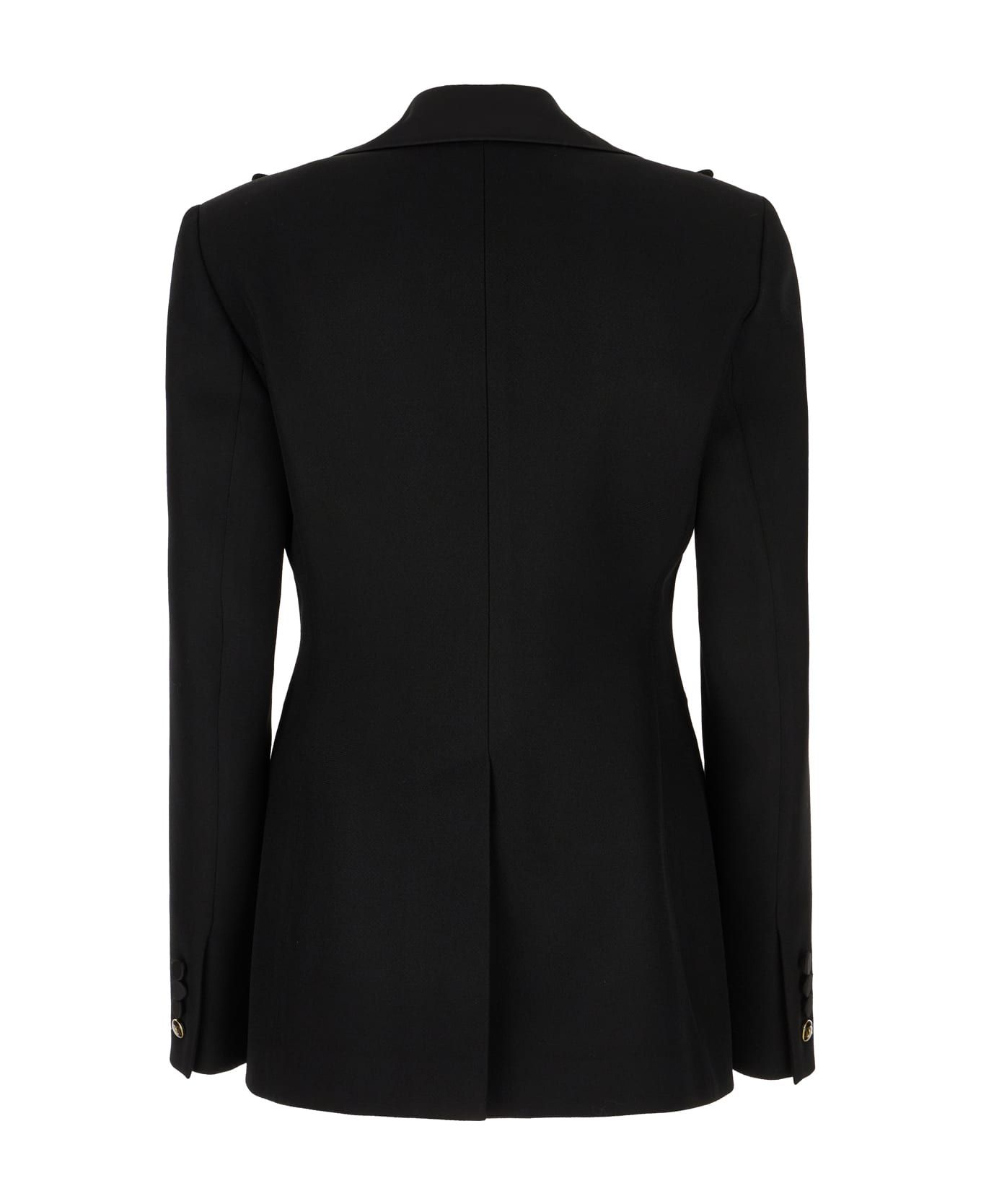 Max Mara Pianoforte Black Wool Blazer - Nero