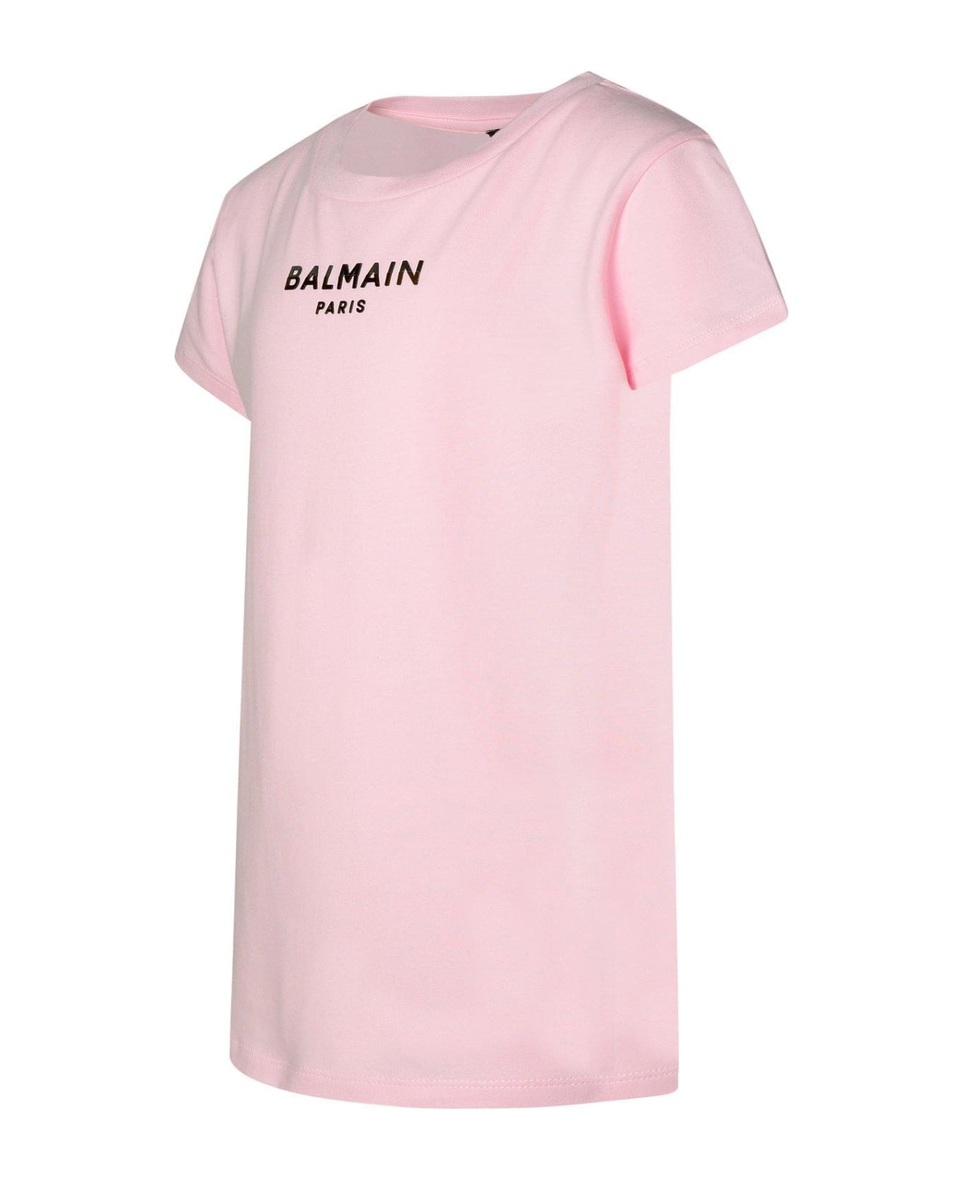 Balmain Logo Lettering Crewneck T-shirt - PINK Tシャツ＆ポロシャツ