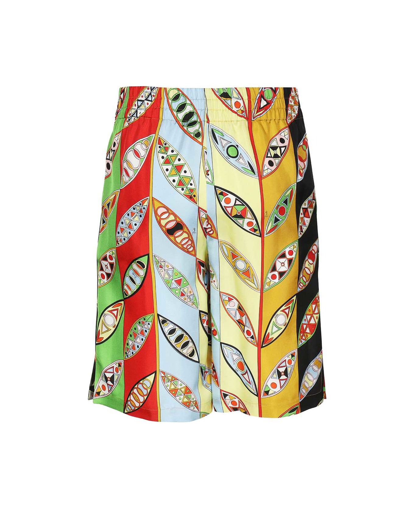 Pucci Silk Bermuda Shorts - Multicolor