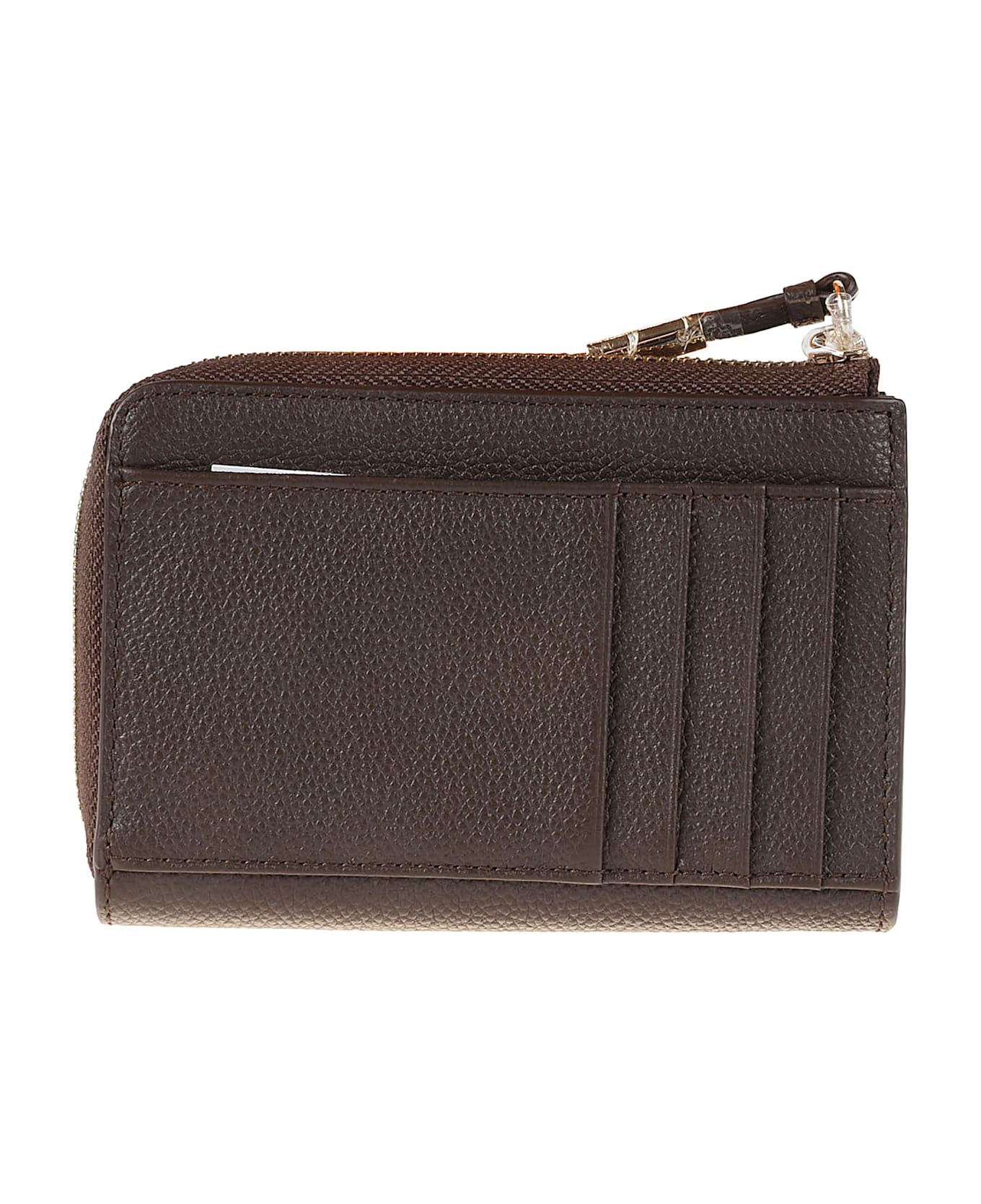 Furla Logo Zip-around Wallet - Chocolate
