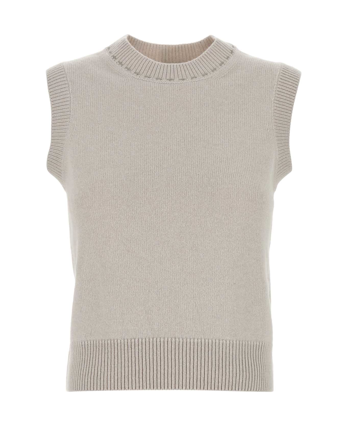 Fendi Cappuccino Cashmere Vest - GREY